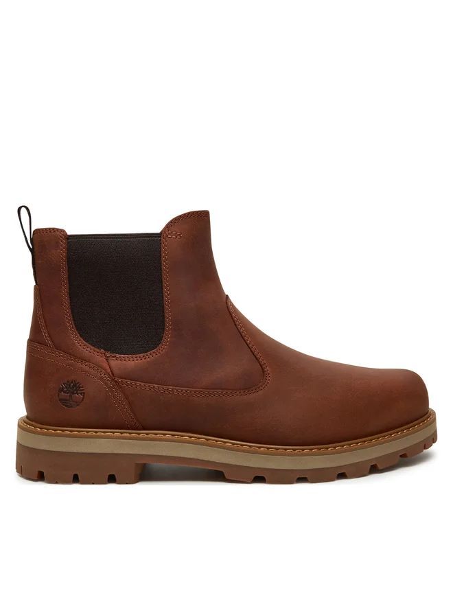 Tronchetto and Booty Man Timberland tb0a6a4wem61 - britton road mid chelsea rust full grain