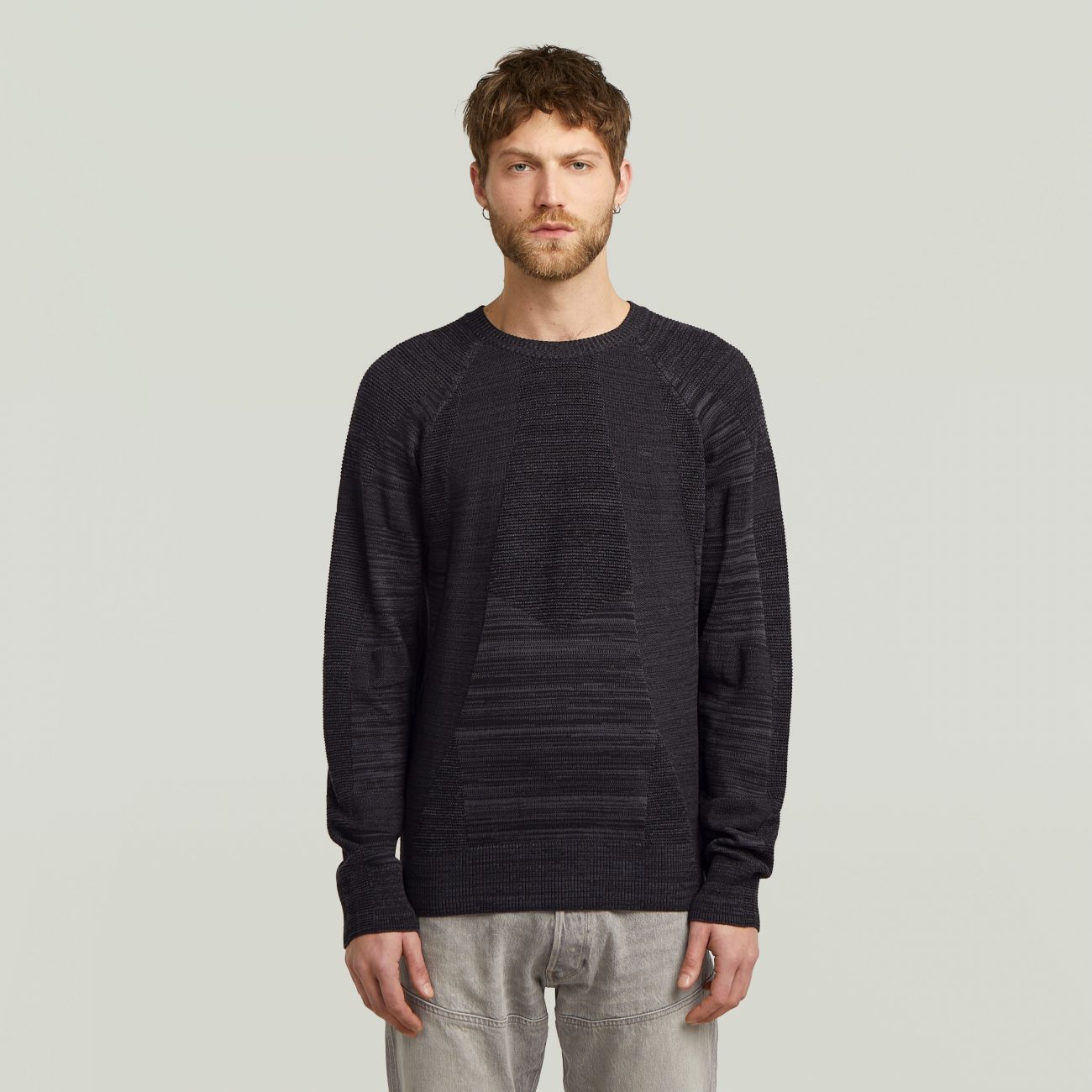 G-star Shirts Man  D26777-c259 7242 Dk/black/asfalt In Black