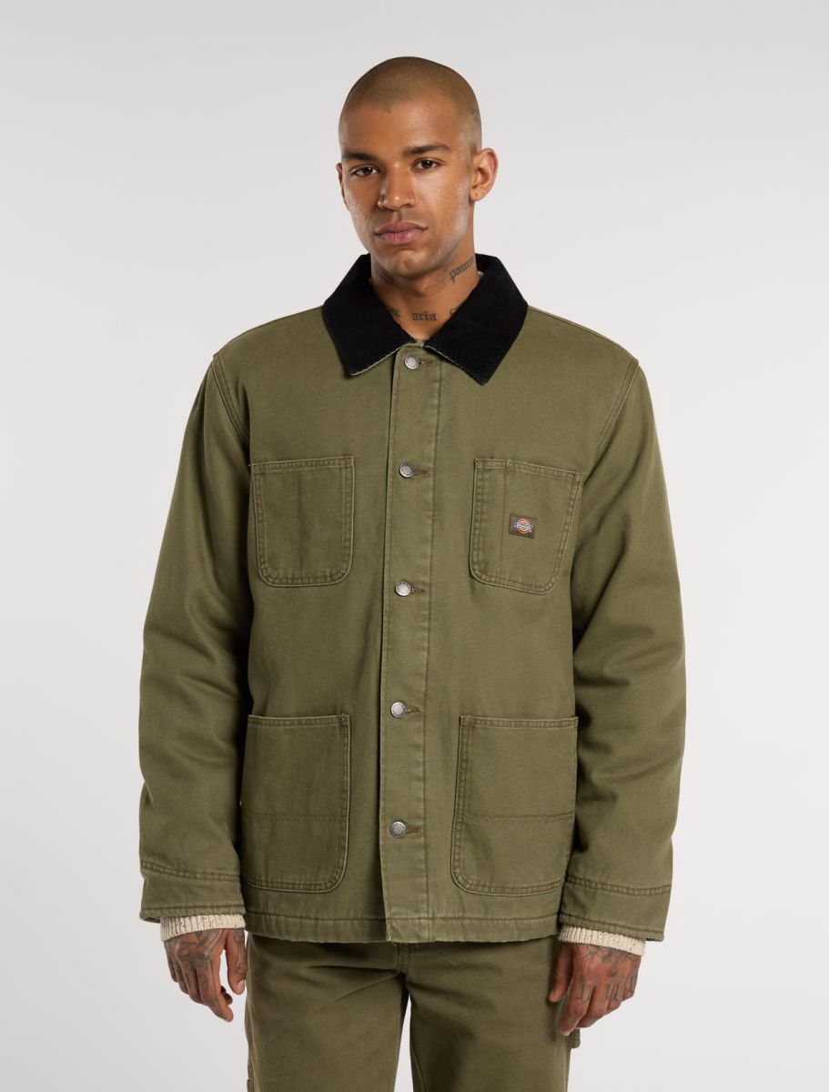 jackets and jackets man Dickies lined chore dk0a87o3 mgr1 Military
