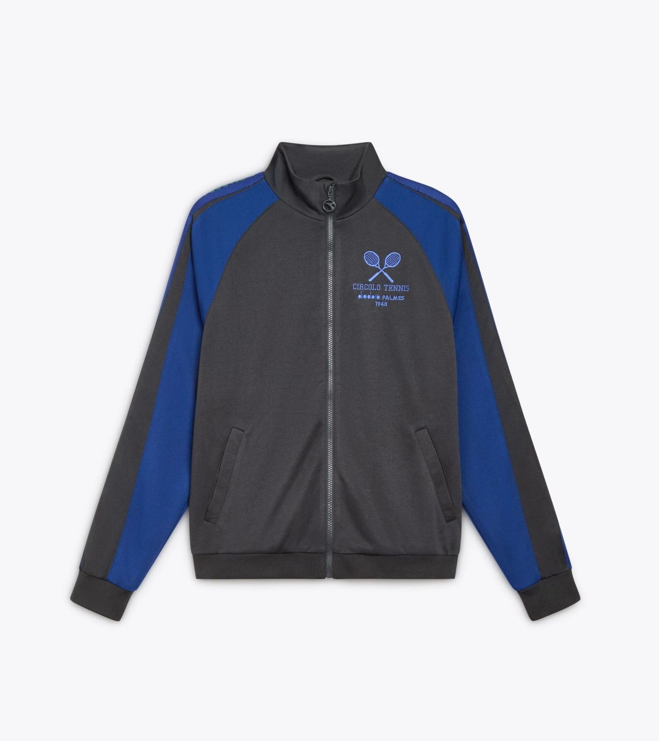 Diadora X Palmes Legacy Track Jacket In Gray