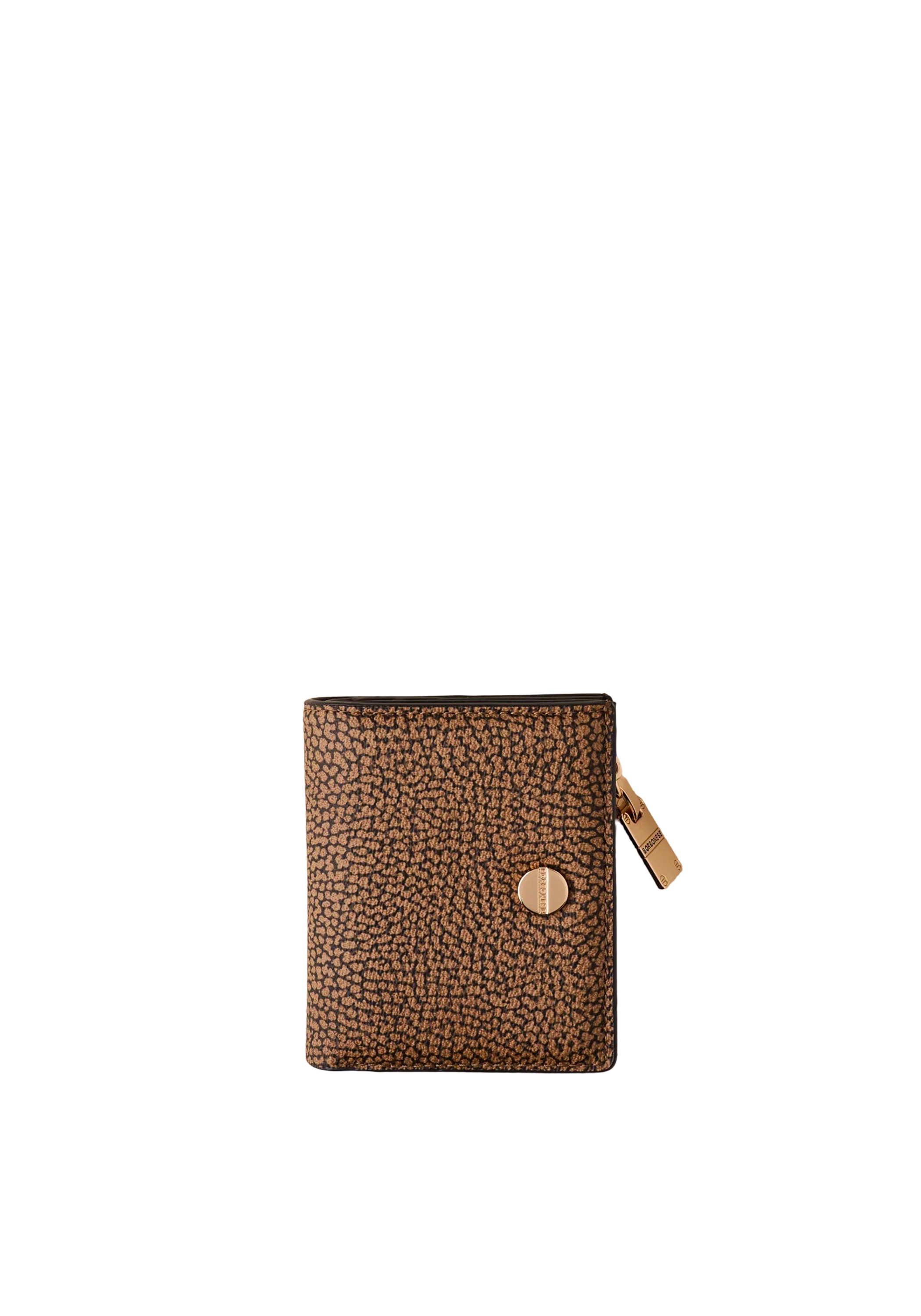 Borbonese Leather Wallet In Brown