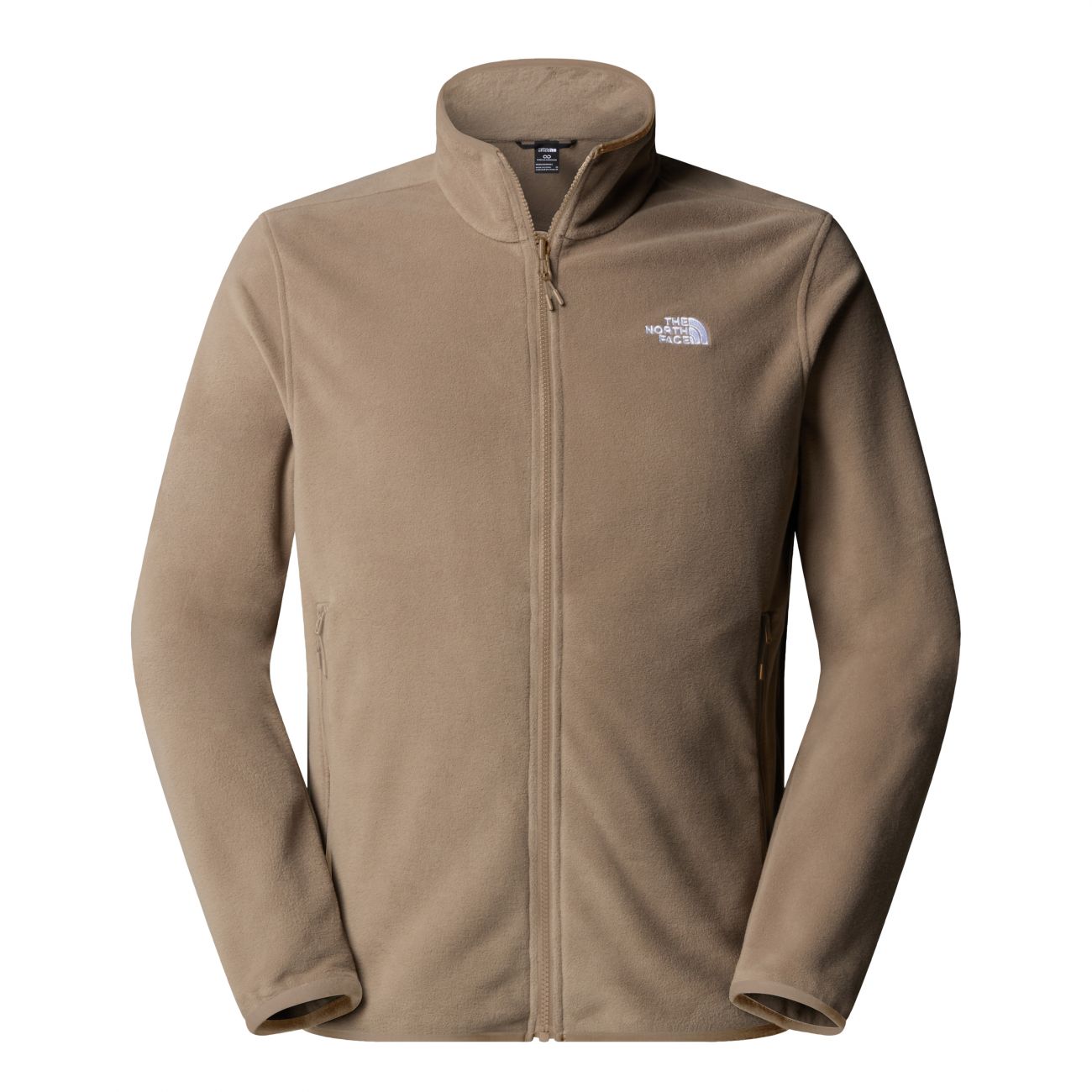 The North Face Sweatshirt Sport Man  Nf0a8d0rbow1 M Glacier Flc Jkt Mocha Brown In Brown