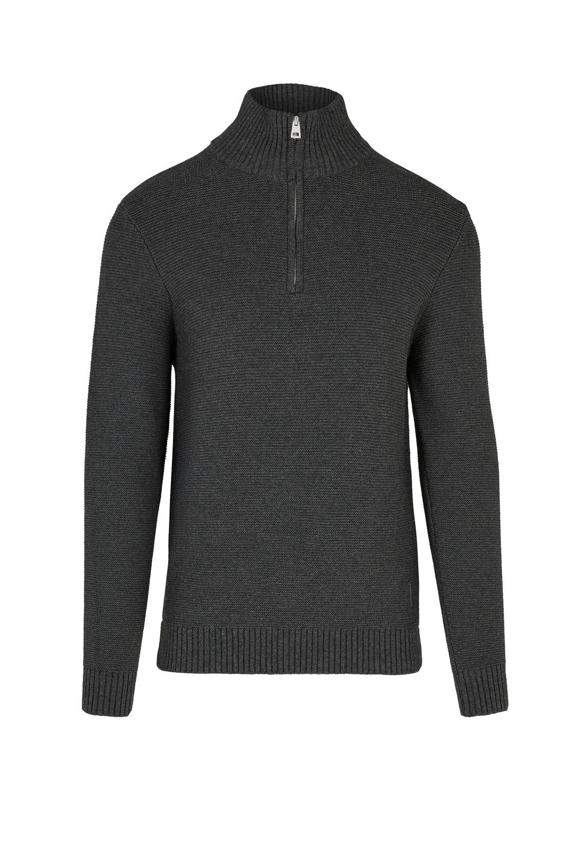 Bomboogie Shirts Man  Mm9315 Knf5 W/zip 57 Dark Gray In Gray