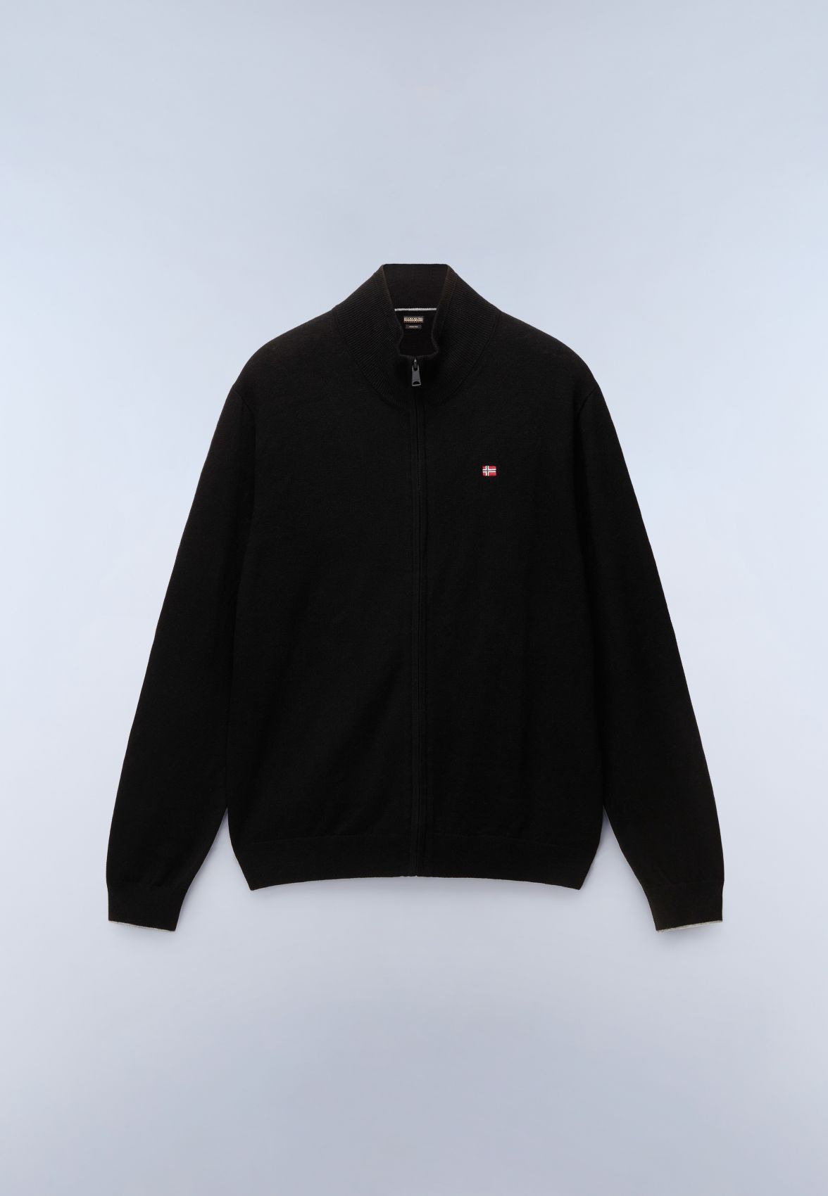 Napapijri Shirts Man  Damavand Fz 3 - Np0a4gjr 0411 Black In Black