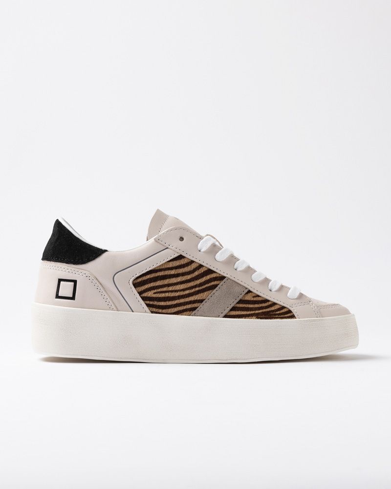 sneakers woman date w431-hf-po-zb hill half pop zebra