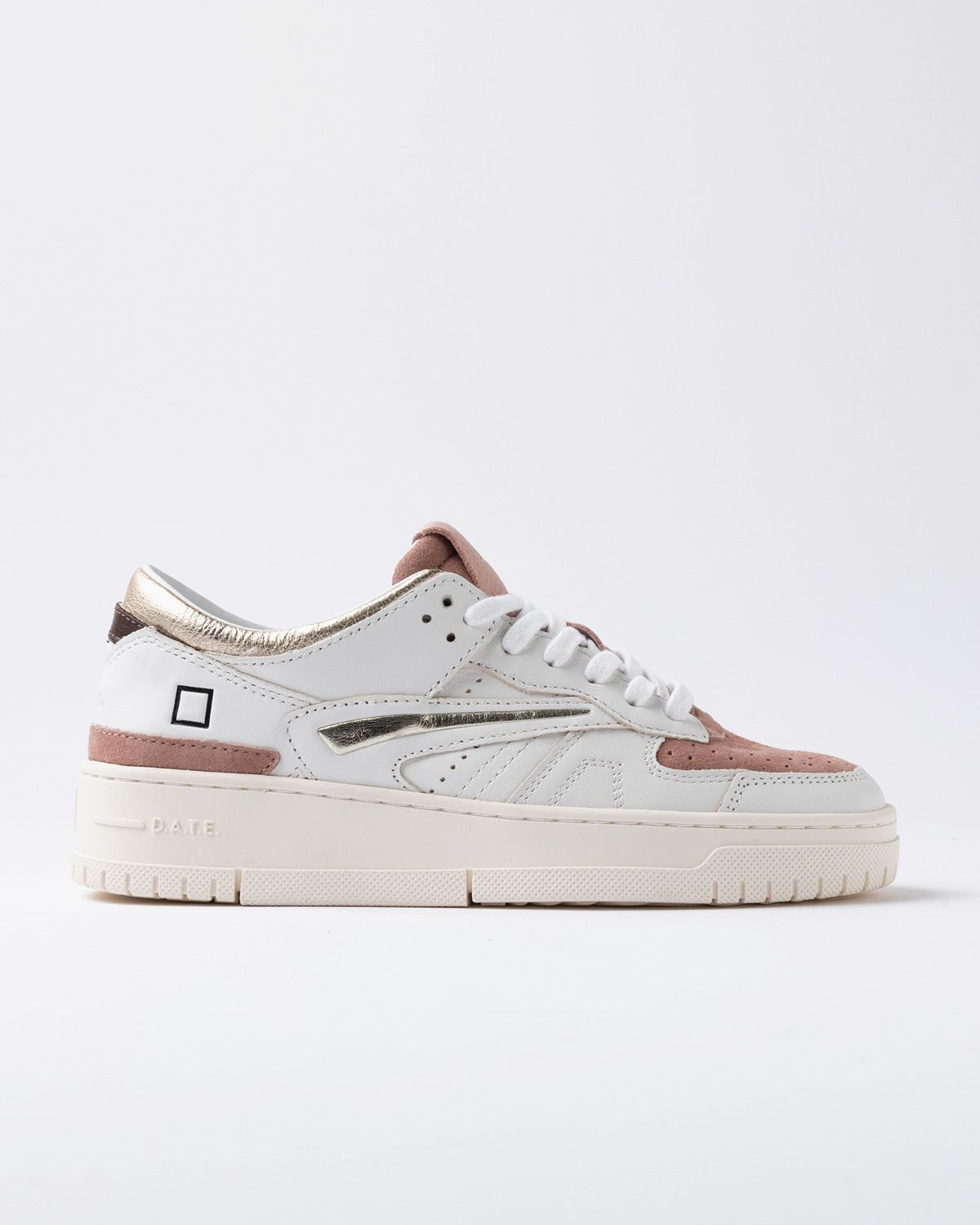 Date Sneakers Woman  W431-to-sh-wm Shiny White Platinum In Multi