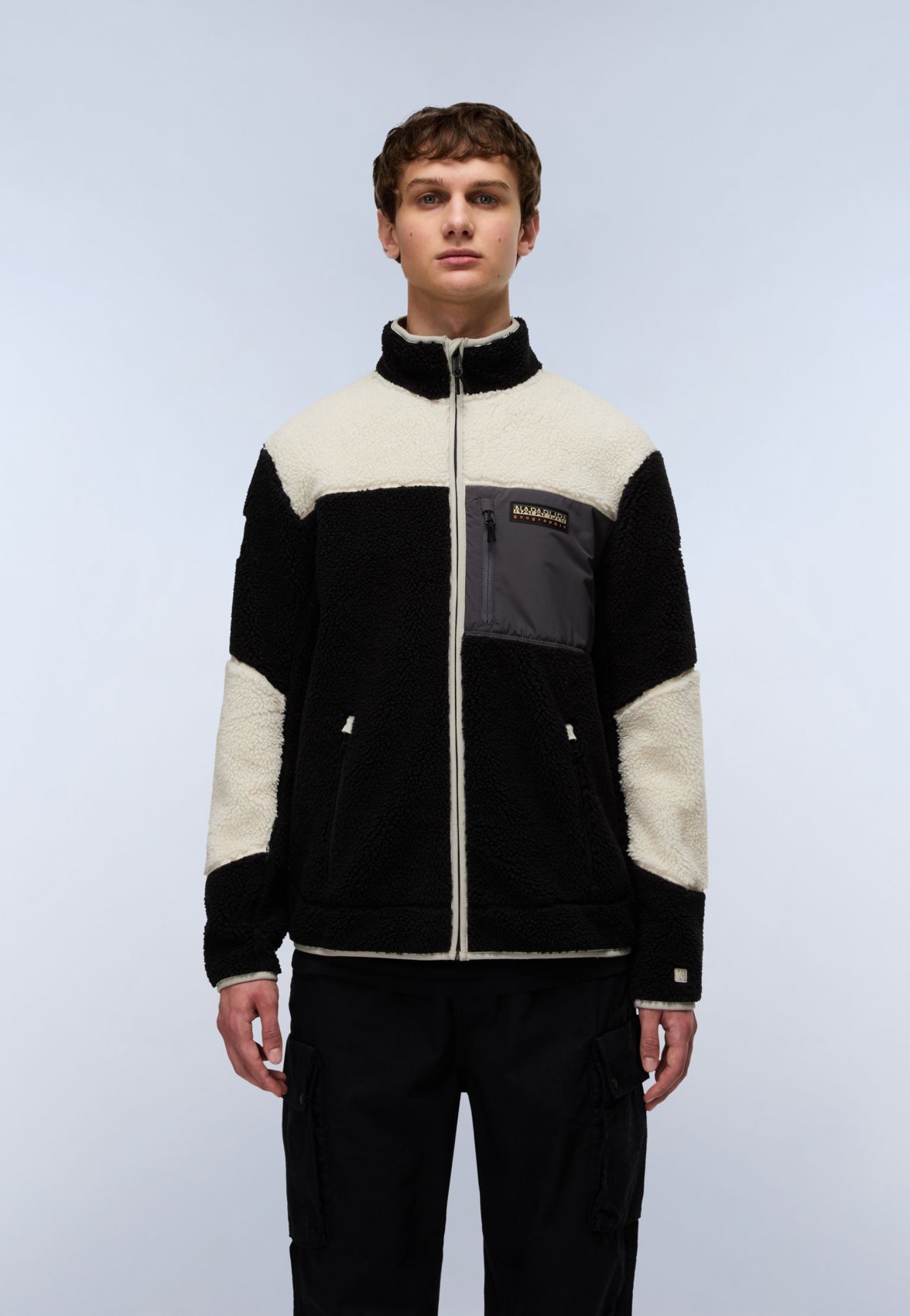 Napapijri Jackets And Jackets Man Yupik Fz3 - Np0a4gnt Mcb1 In Black