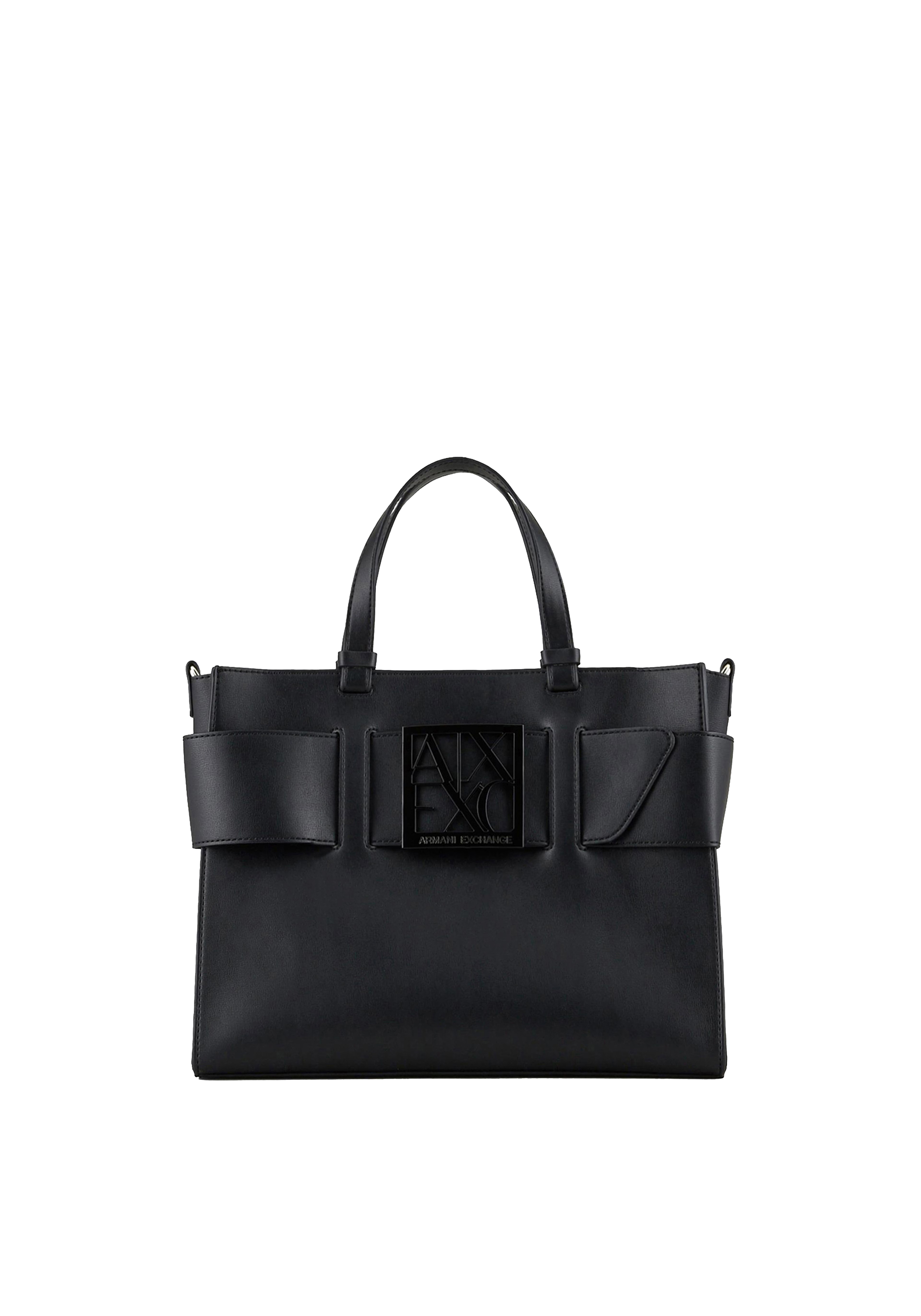 Armani Exchange Shopping Bag Woman  9426890a874-00020 Black In Black