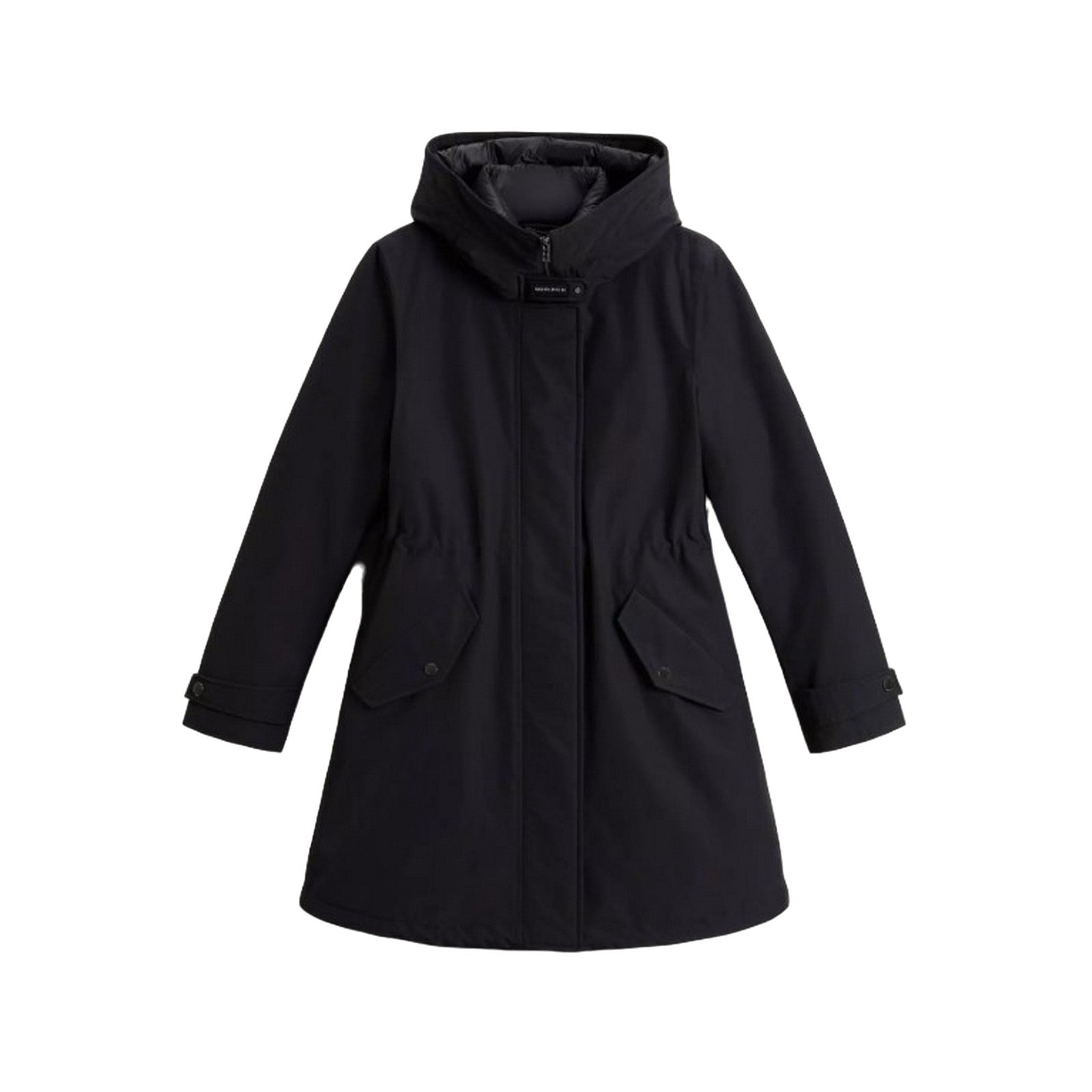 Woolrich Ramar Cloth Three-in-one Parker Coat In Black