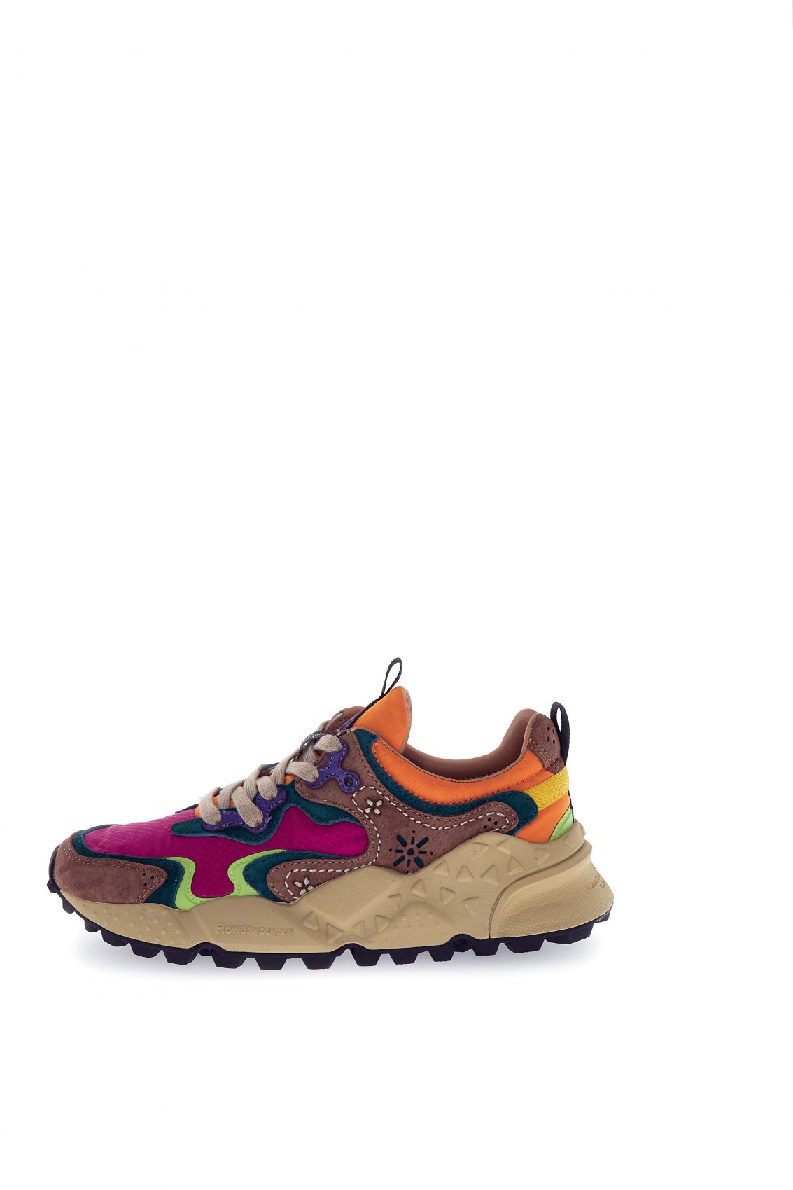 Women's sneakers Flower Mountain rulis - 2019103 04 1d34 light burgundy lime