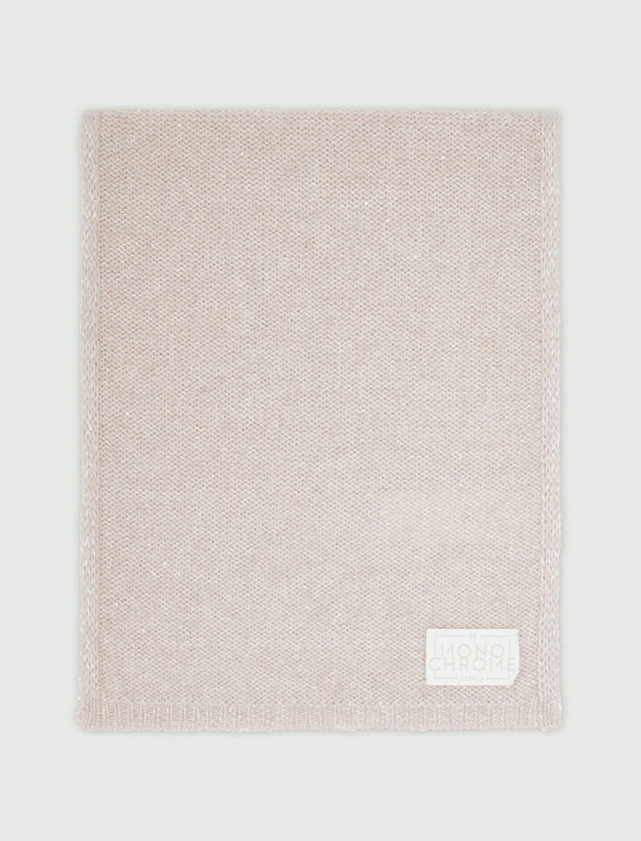 Marella Scarf Woman White Wool In Pink