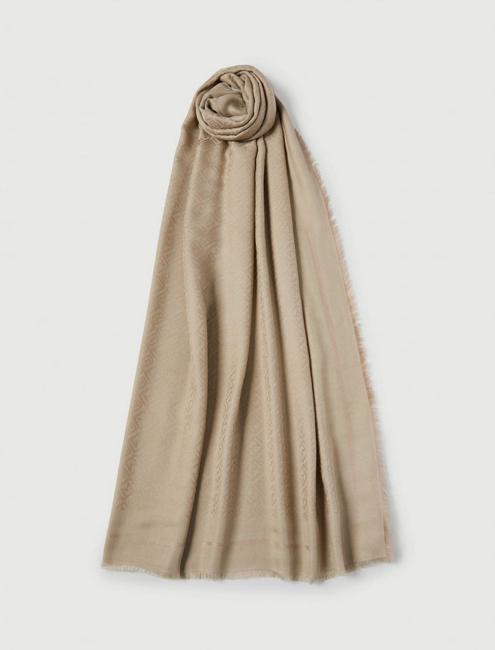 scarf woman turtleneck