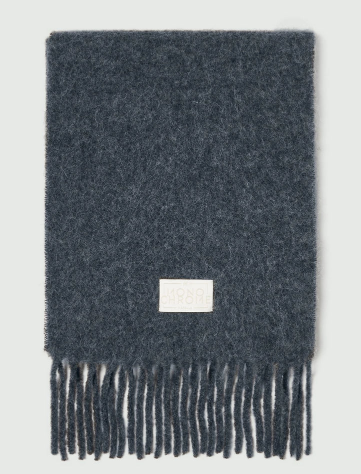 Marella Scarf Woman Anthracite In Blue