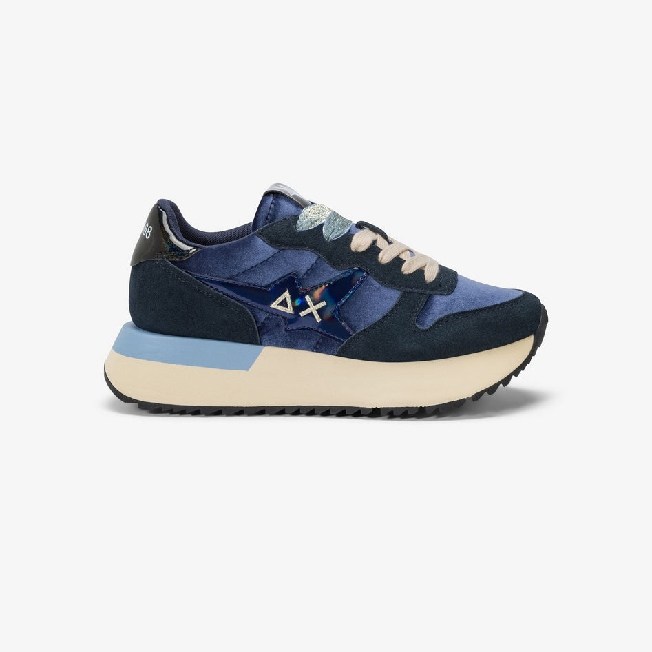 Sun 68 Shoes Woman Blue Navy In Multi