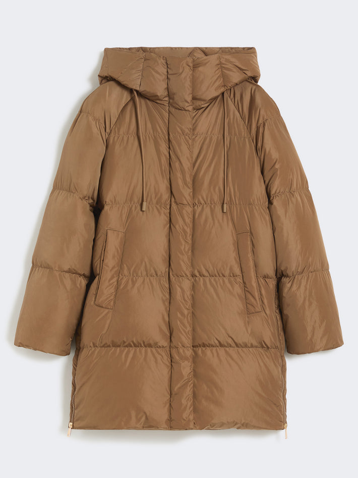 Max Mara Parka Woman Hazelnut In Brown