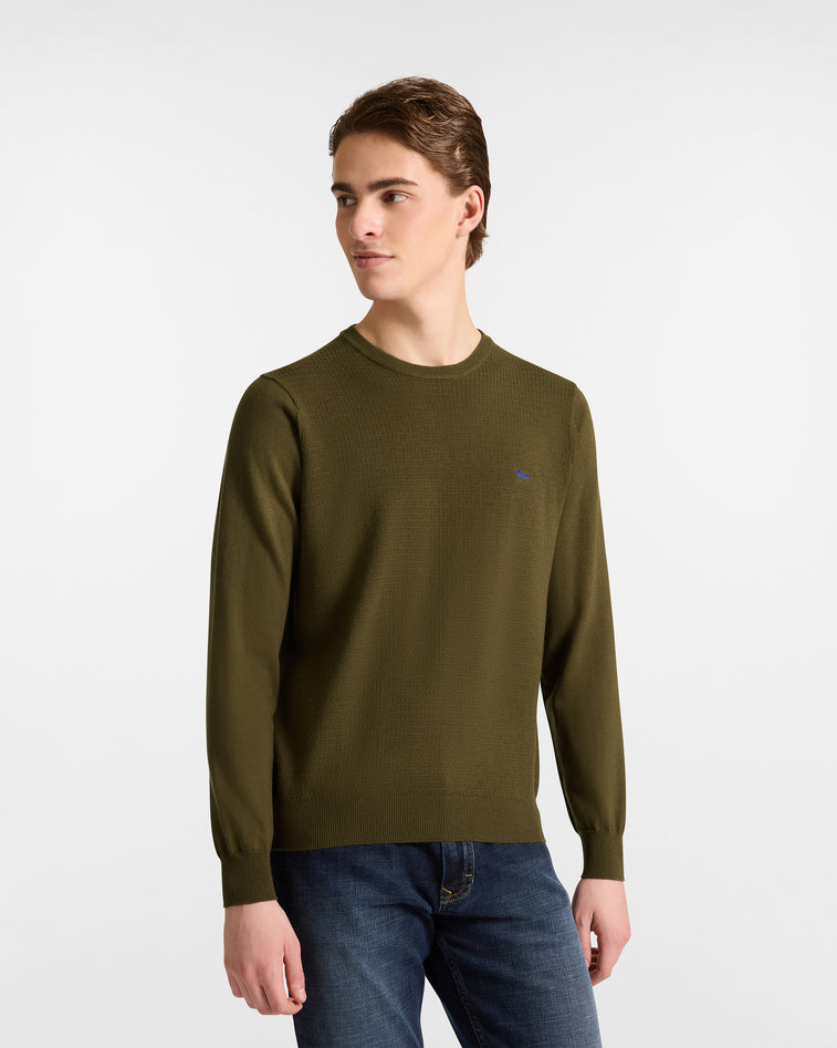 Harmontblaine Pullover Man Green In Green