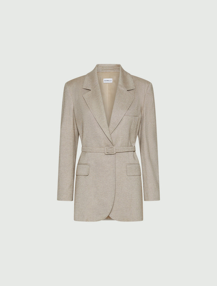 blazer woman hazelnut