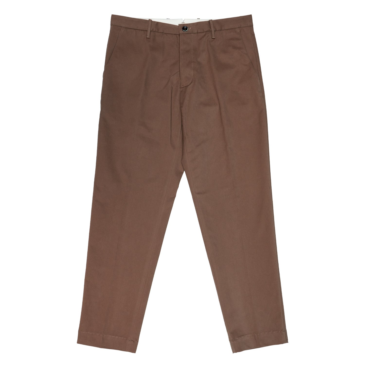 Nine In The Morning Slim Chino Men's Trousers  Young Plate Camel In Neutral