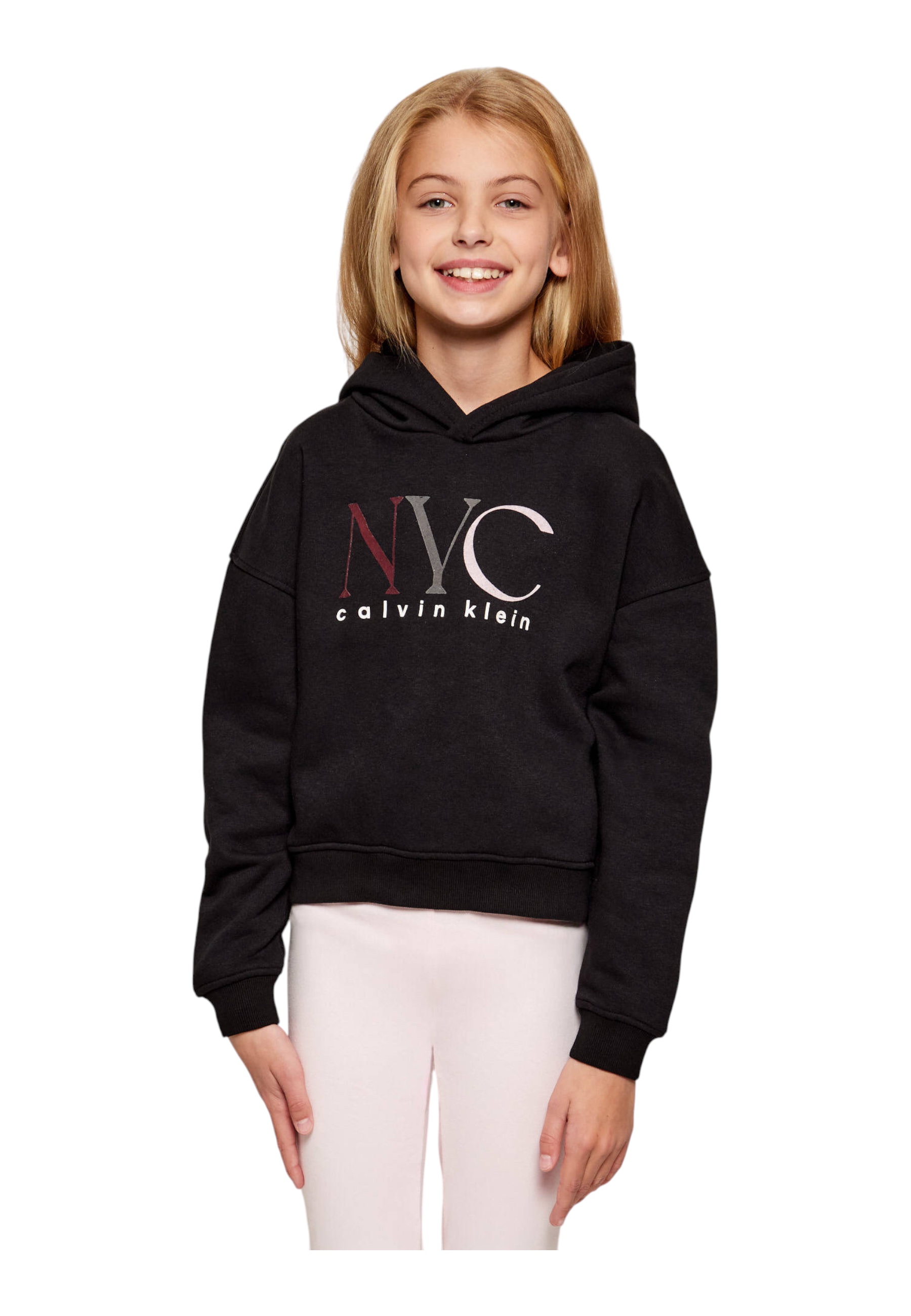 New York Bambina Graphic Hoodie Calvin Klein