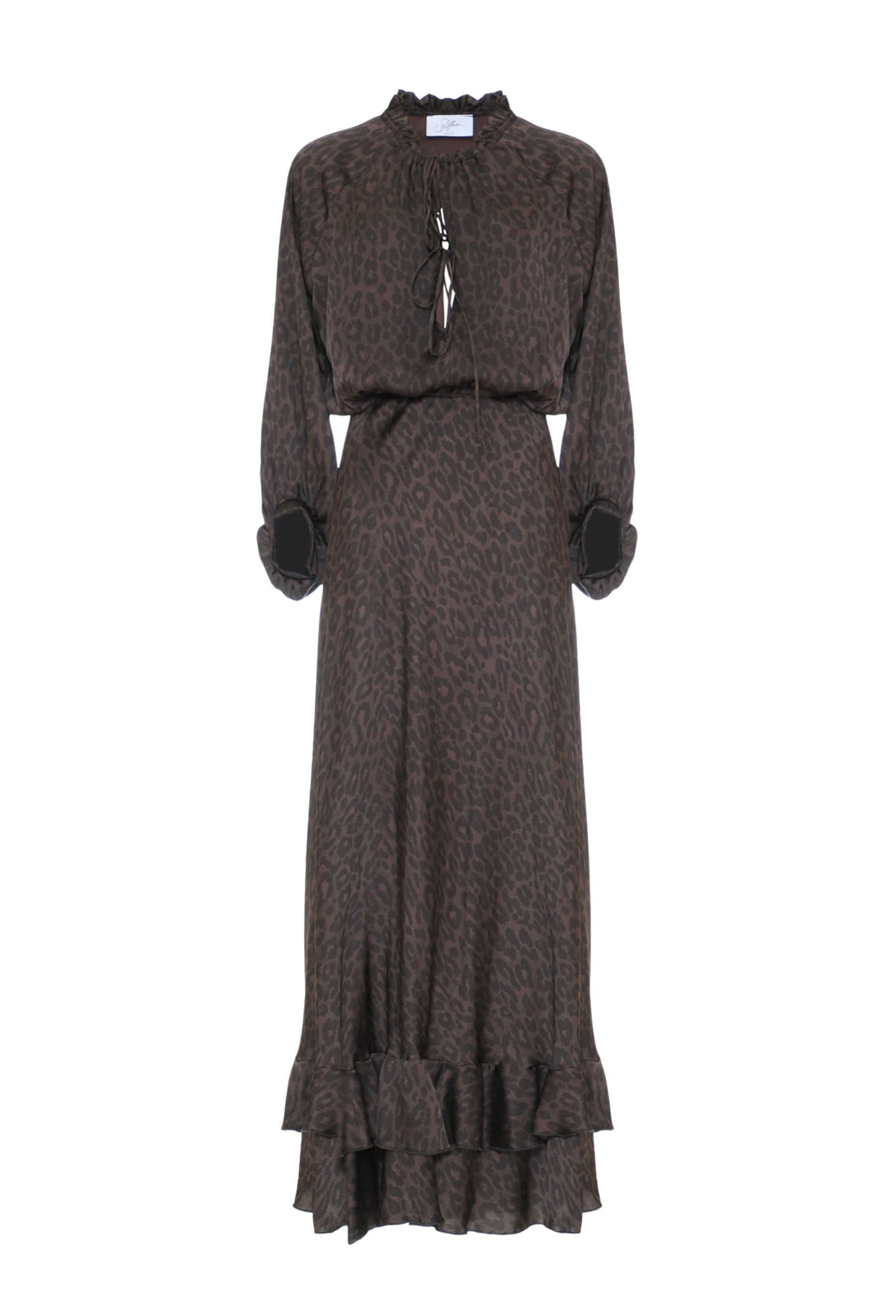 Women's Dress Soallure animaler in satin