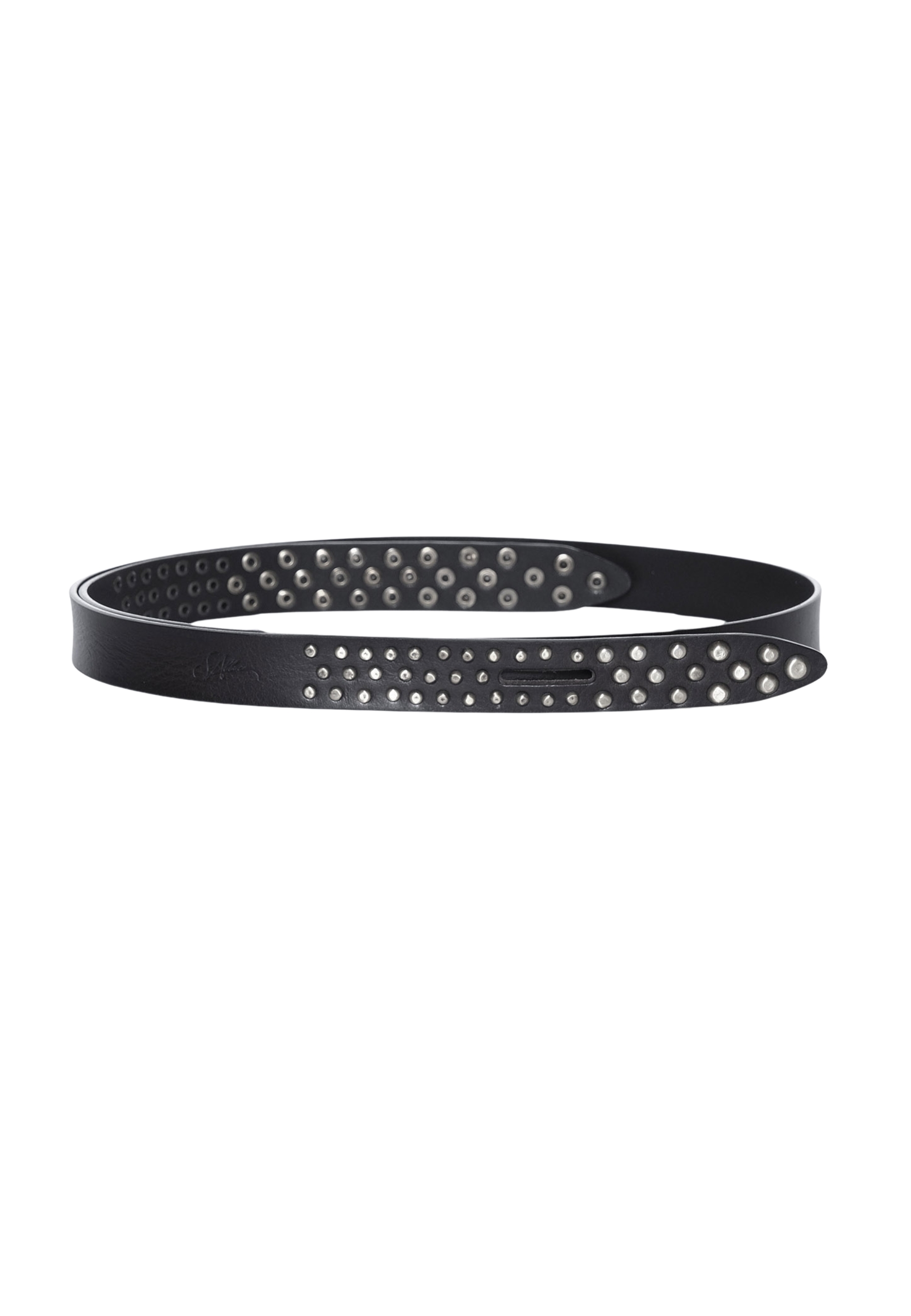 Soallure Women's Belt With Studs In Black