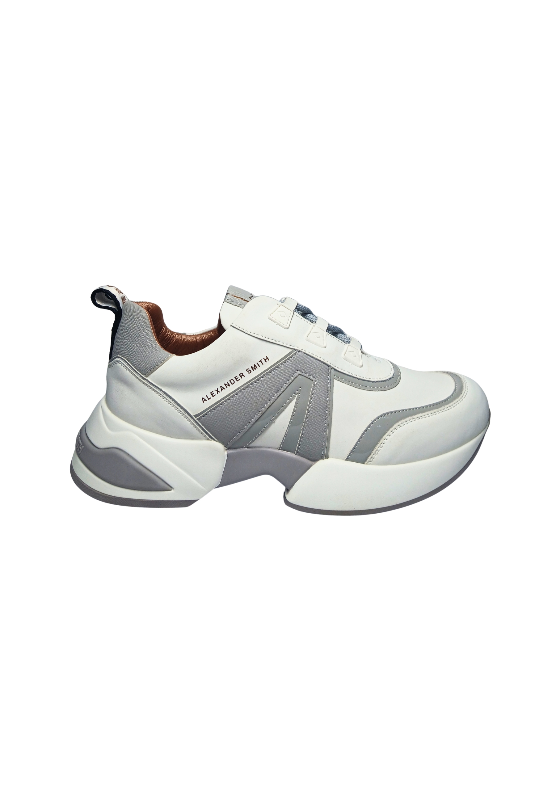 asbbmbw-1007-wlf Alexander Smith Frauen weiBes Leder