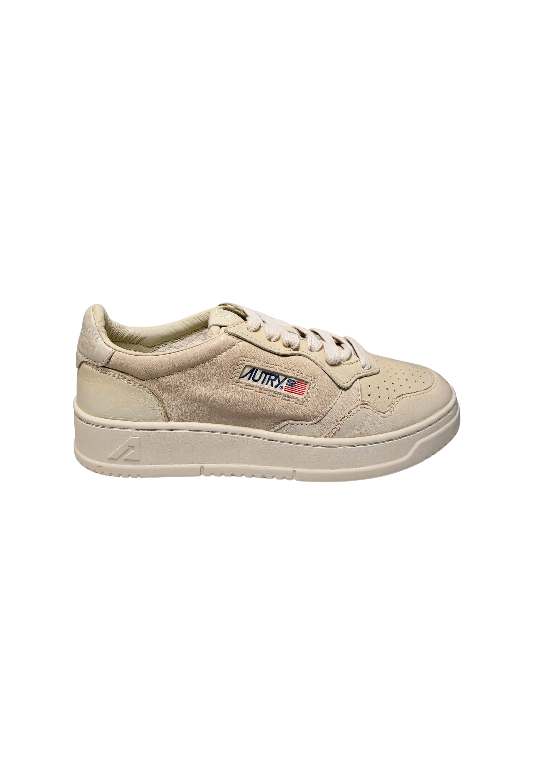 AULW_SG08 Autry Frau Leder Beige
