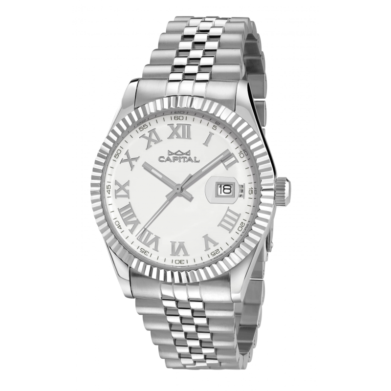 Capital Man  Ax380-01-oi 41 Mm In White