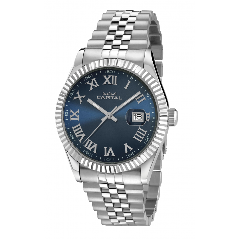 Capital Man  Ax380-02-oi 41 Mm In Blue