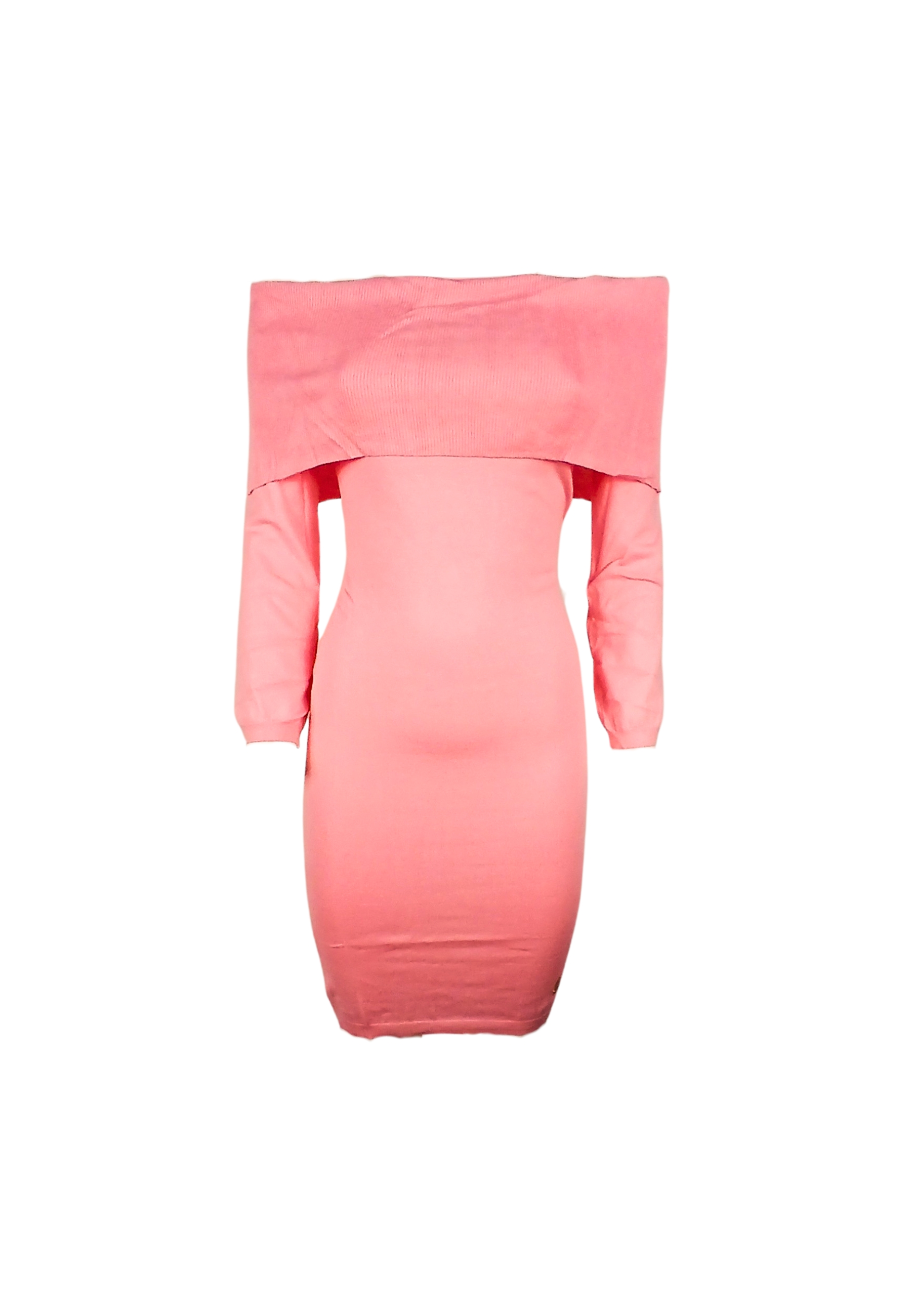 Women's Dress Cristina Effe dress in slim ribbed, boat neck and long sleeves