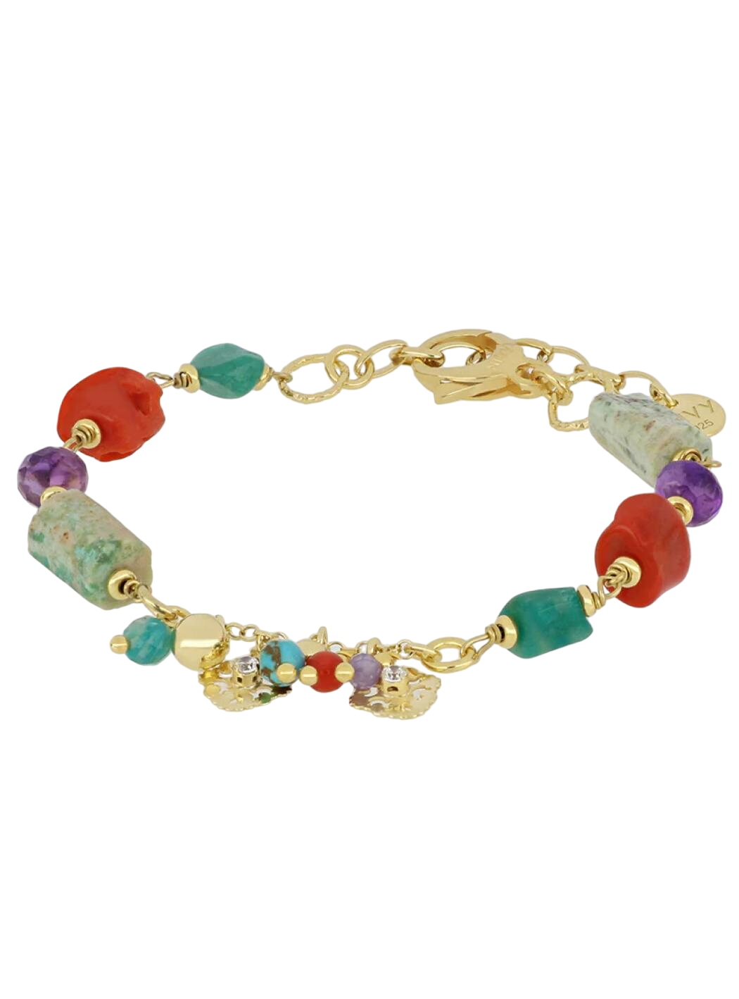 Bracelet in and stones Woman Nivy amira BARP0425-G
