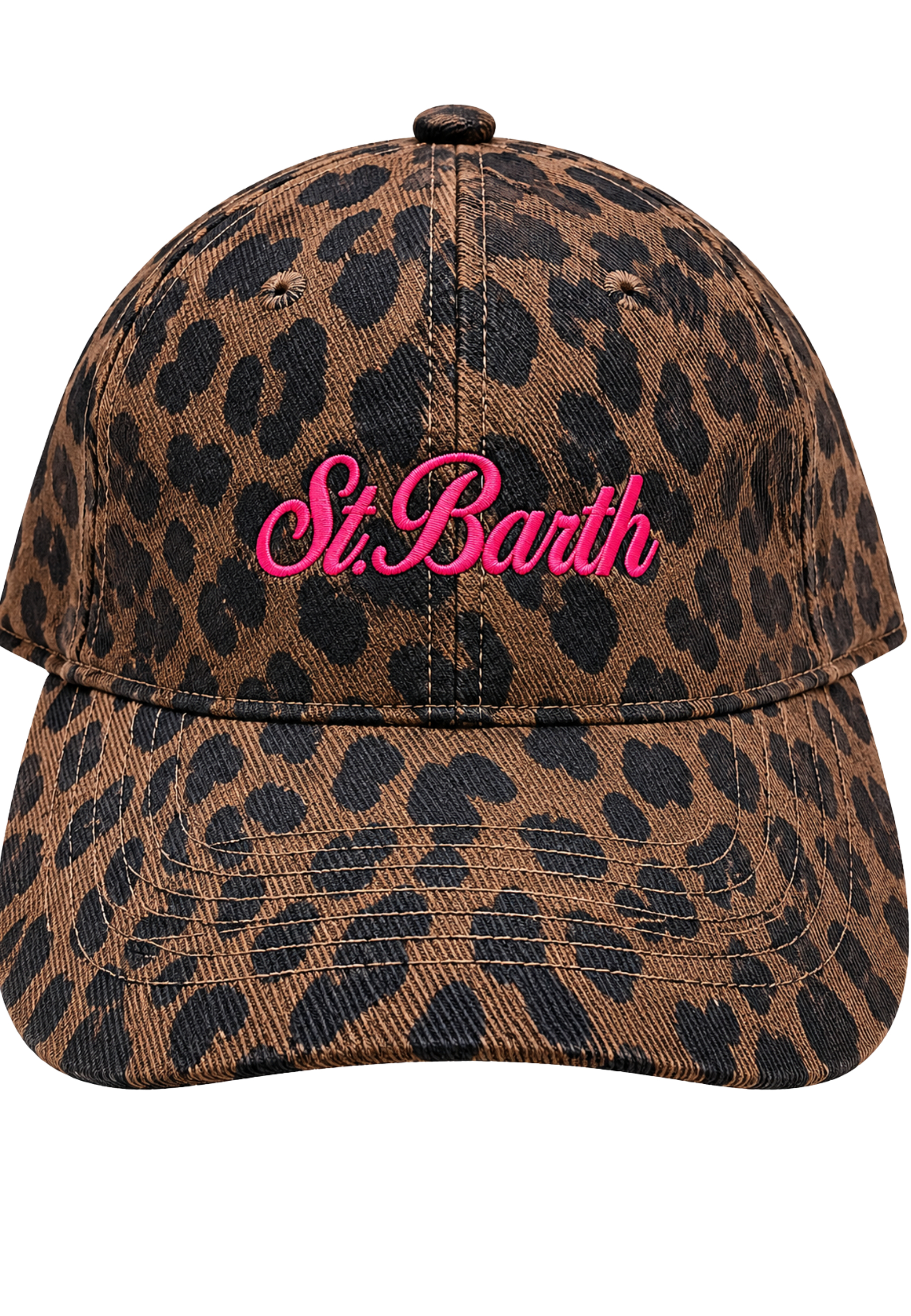 hoed met vizier Saint Barth Contrastlogo