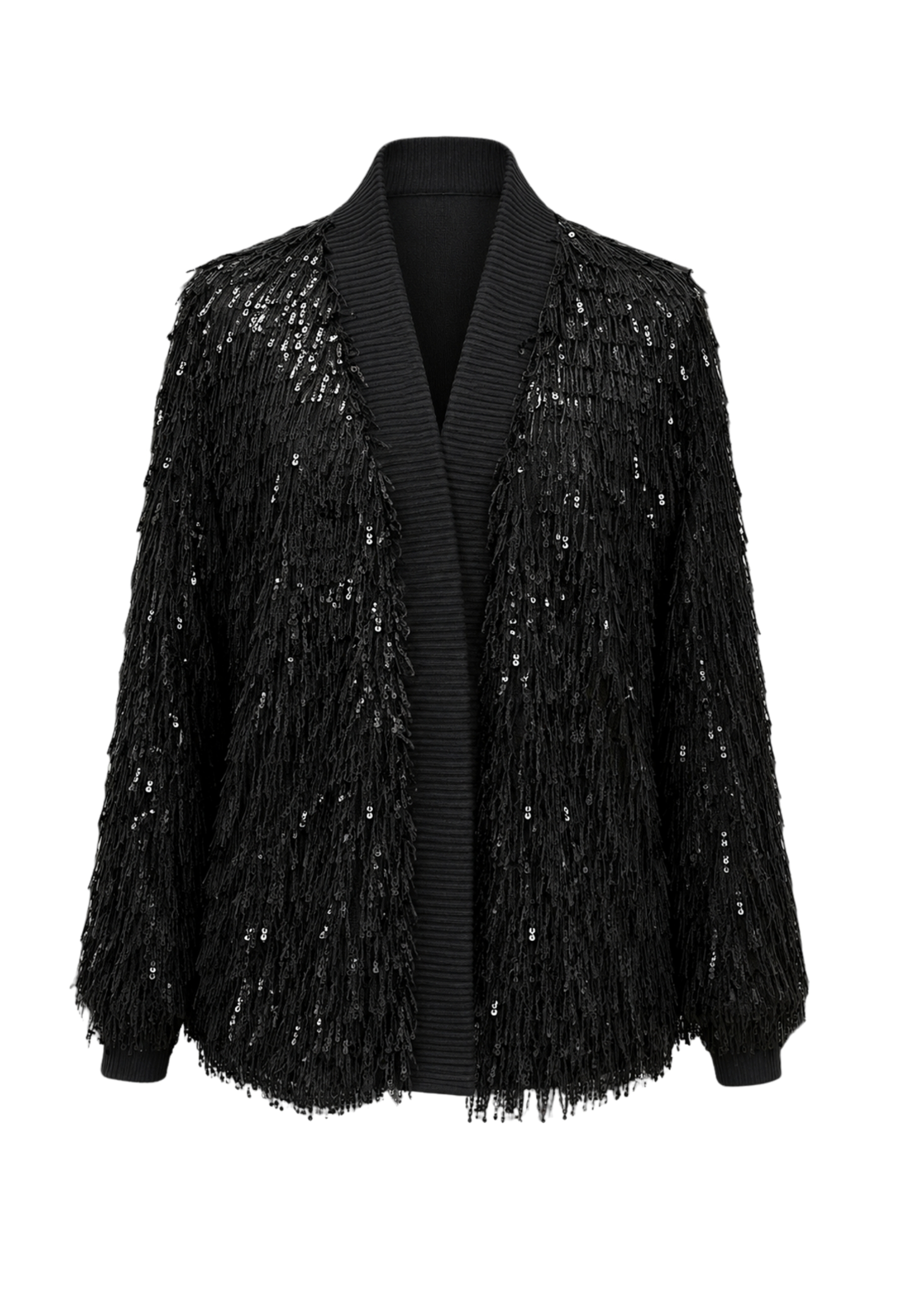 actualee Bomber Actualee Pailletten, black
