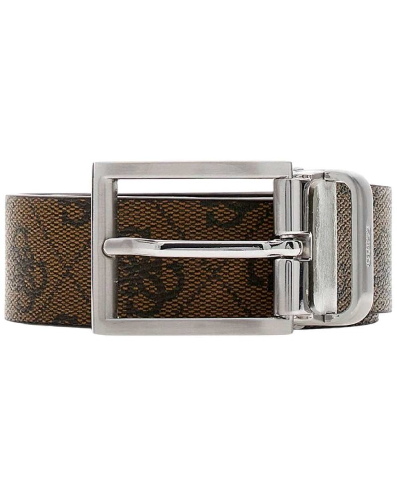 Guess Milano Ceinture reversible et reglable H35 Hommes Cafe Ajustable et Cuir reversible