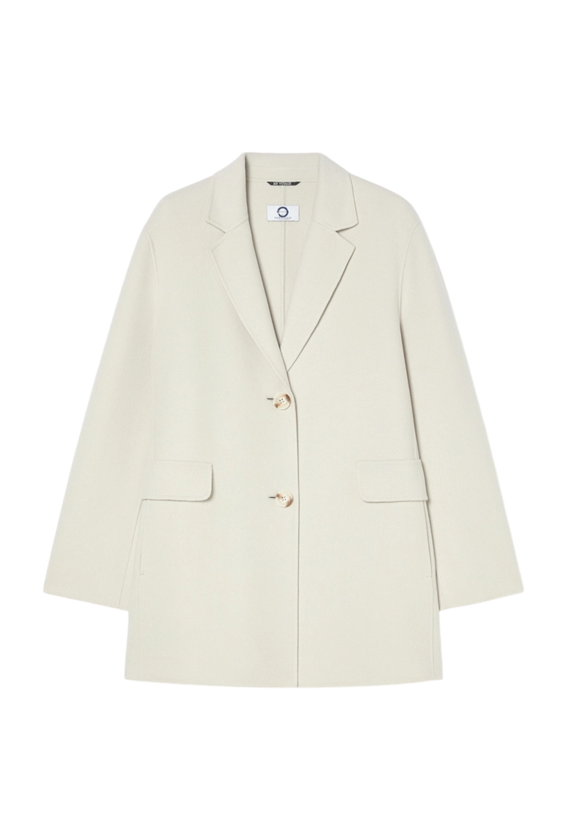 Marina Rinaldi Jacket Woman  Double Wool In White