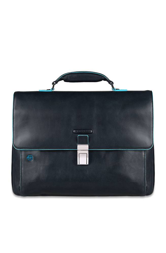 Sac Piquadro Carte en cuir bleu carre CA3111B2-BLU2