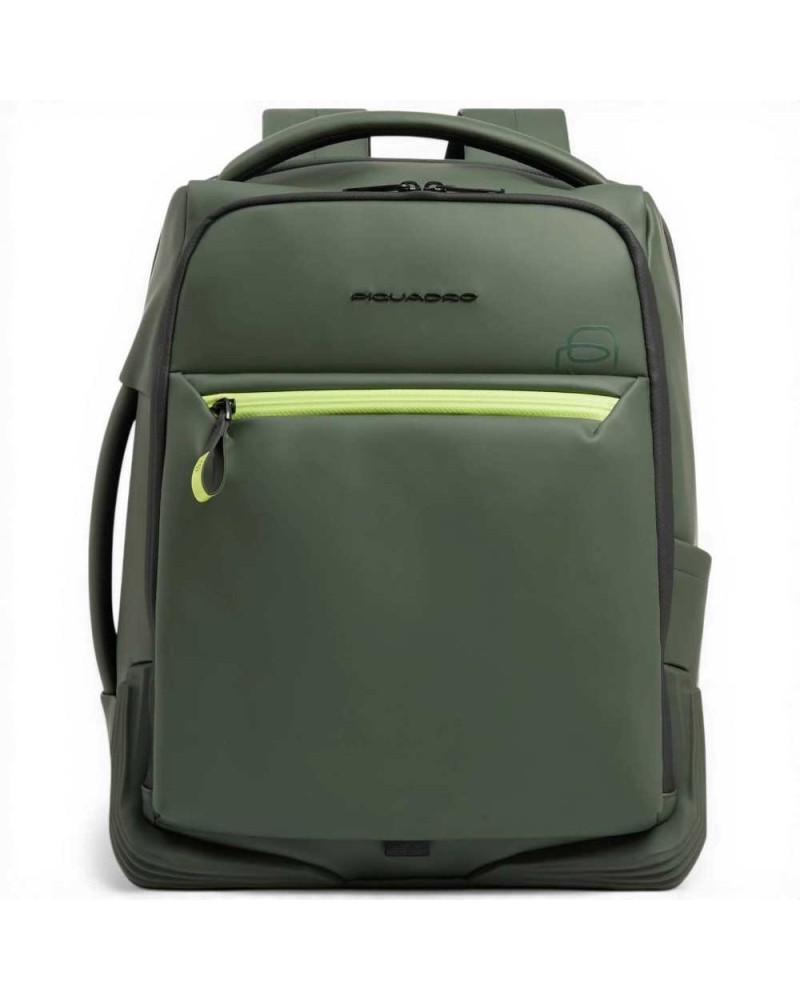 Piquadro Sac a dos Voyage C2ow Resistant a l'eau verte unisexe avec ordinateur portable 15,6'' et iPad