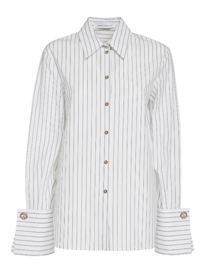 Camisa de poplín desnuda Simona Corsellini