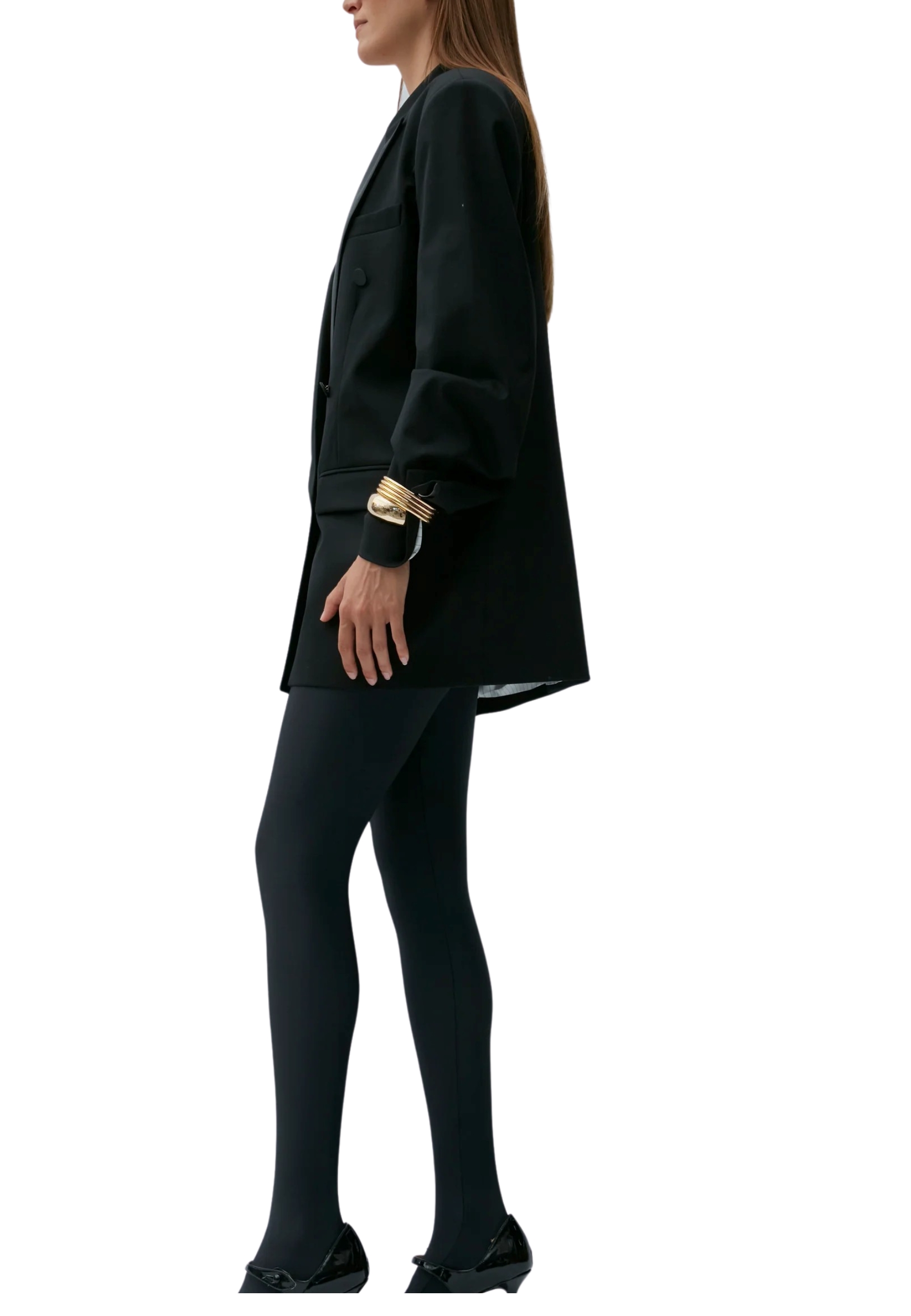 The M Women's Jacket  Glossy Reverber In Black