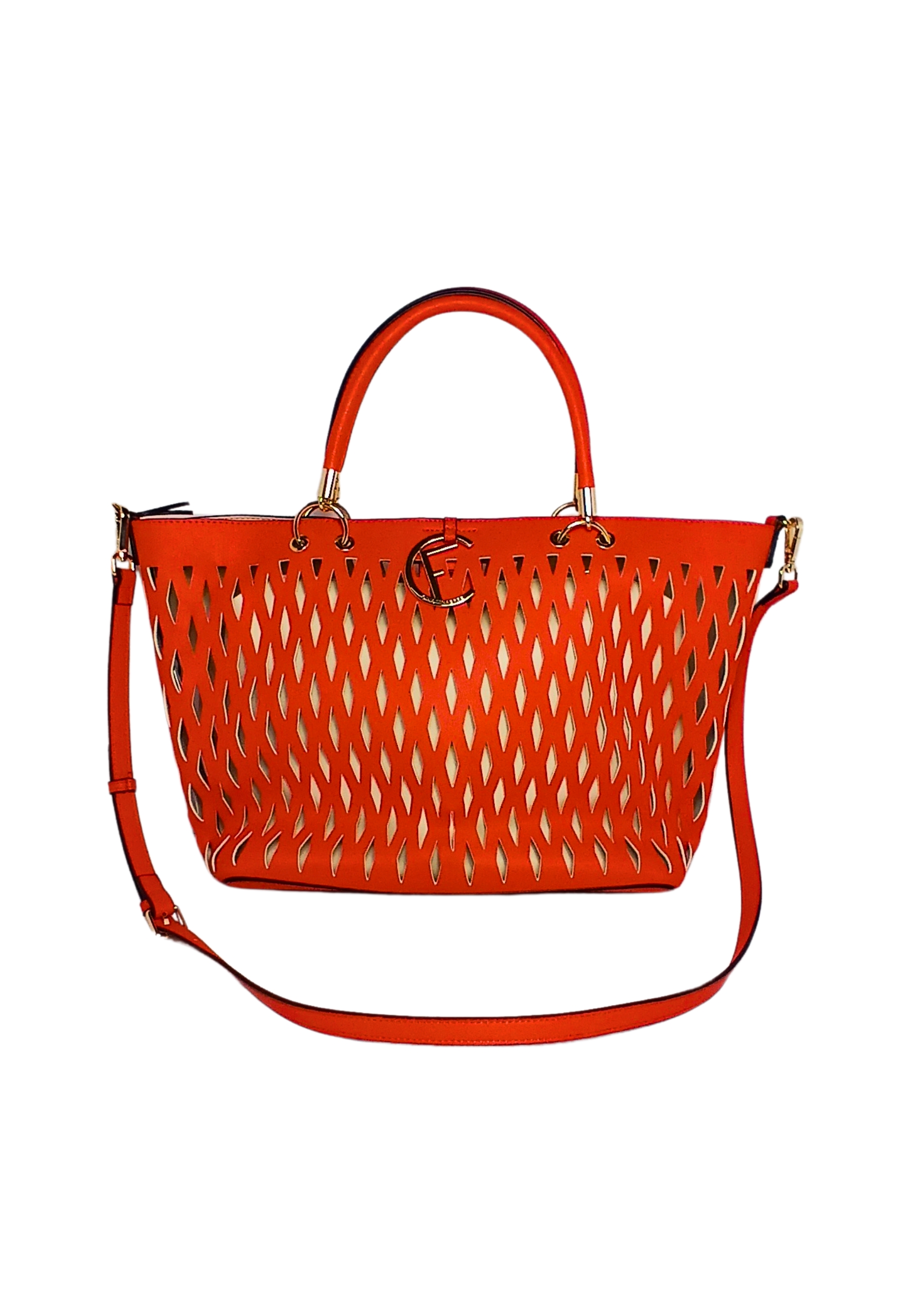Women's Bag Cristinaeffe Milano Hand Shopper bag with shoulder strap-Xalamita closure-internal bag-brand logo