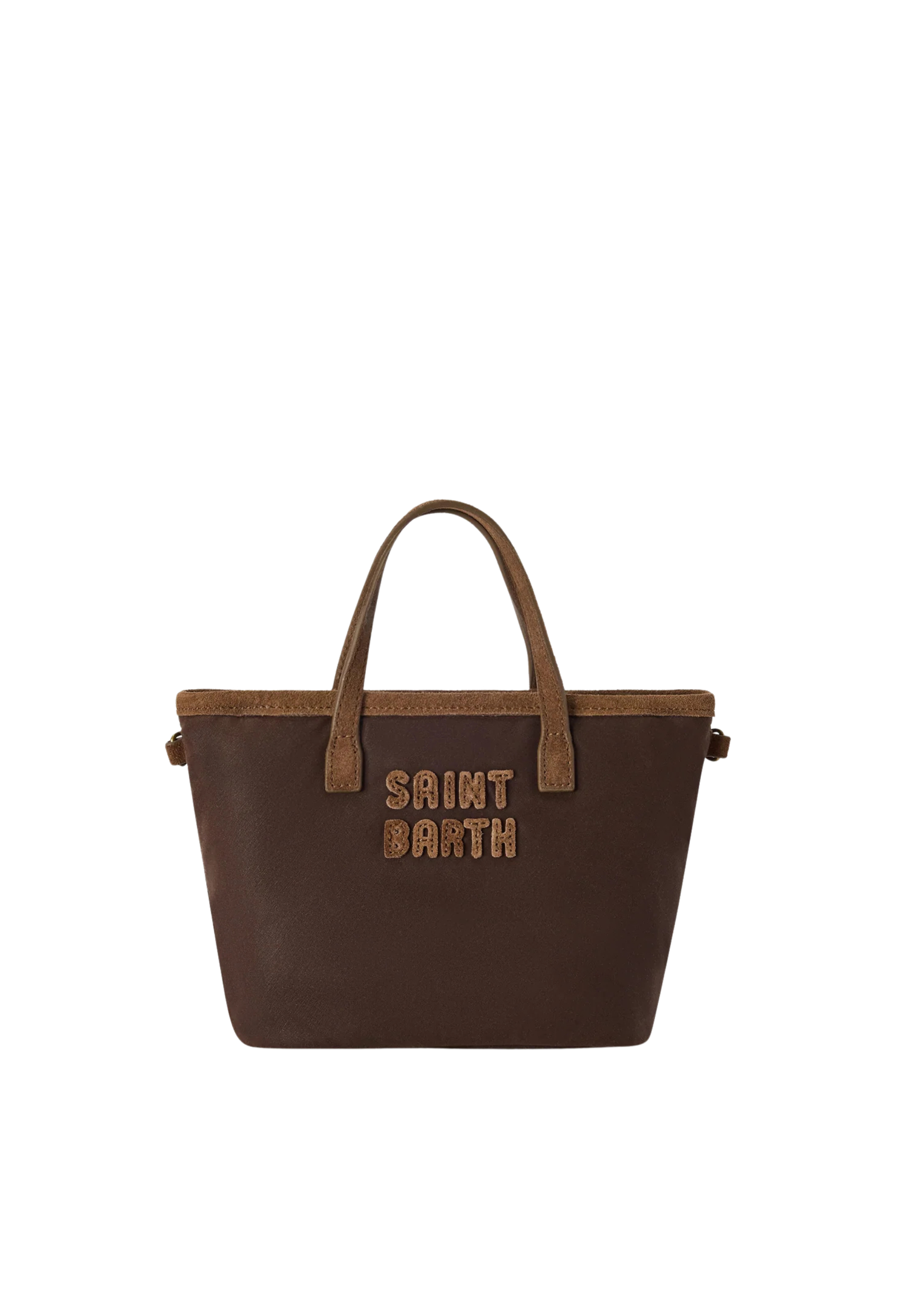 BORSA MINI SAINT BARTH CON LOGO IN CONTRASTO 