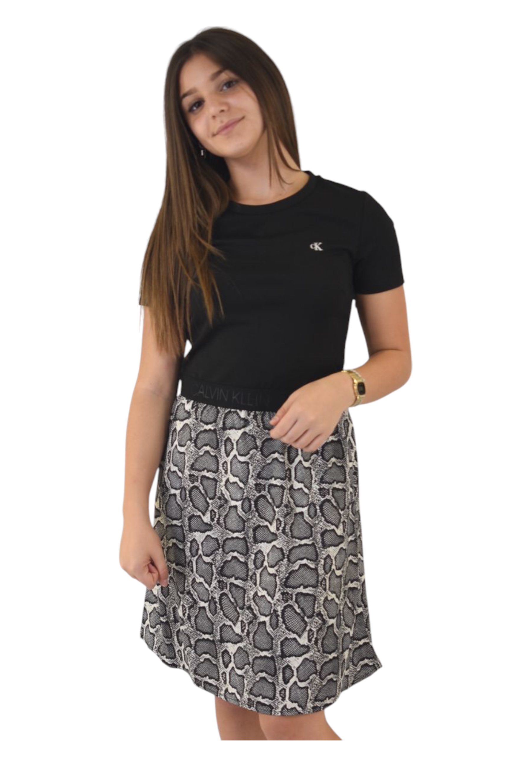 Dress with logo Calvin Klein