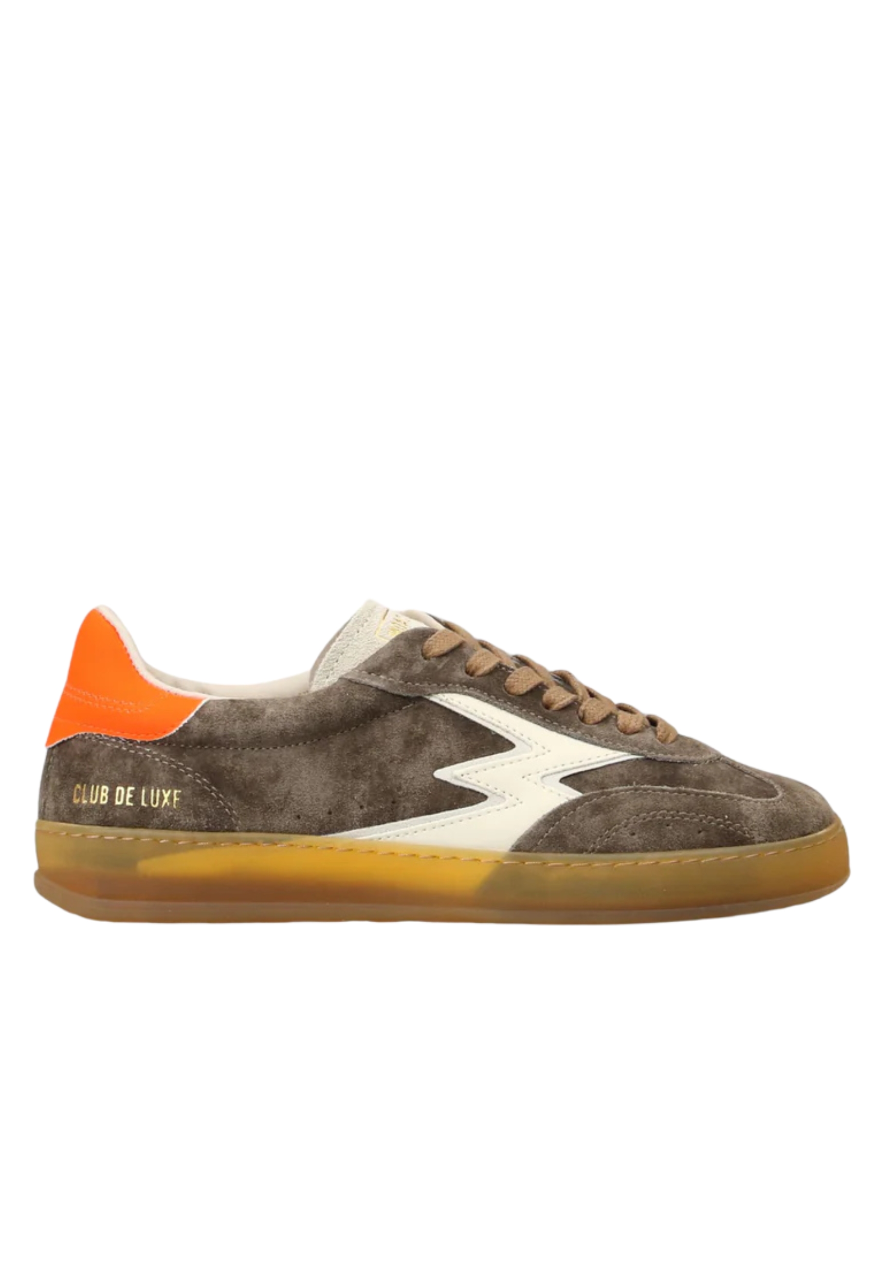 Moaconcept Women's Shoe  Leather Logo In Orange