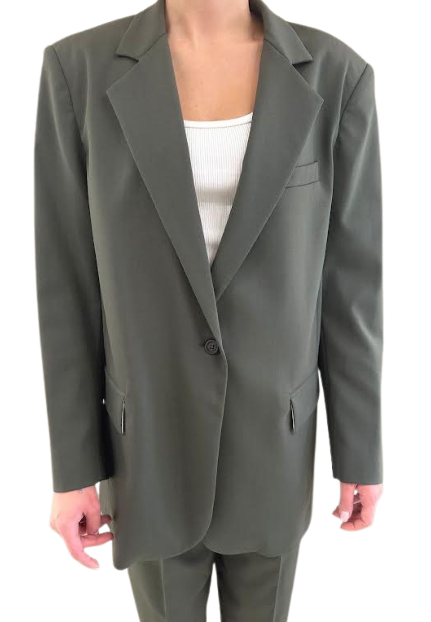 The M Women's Jacket  Fresh Wool In Green