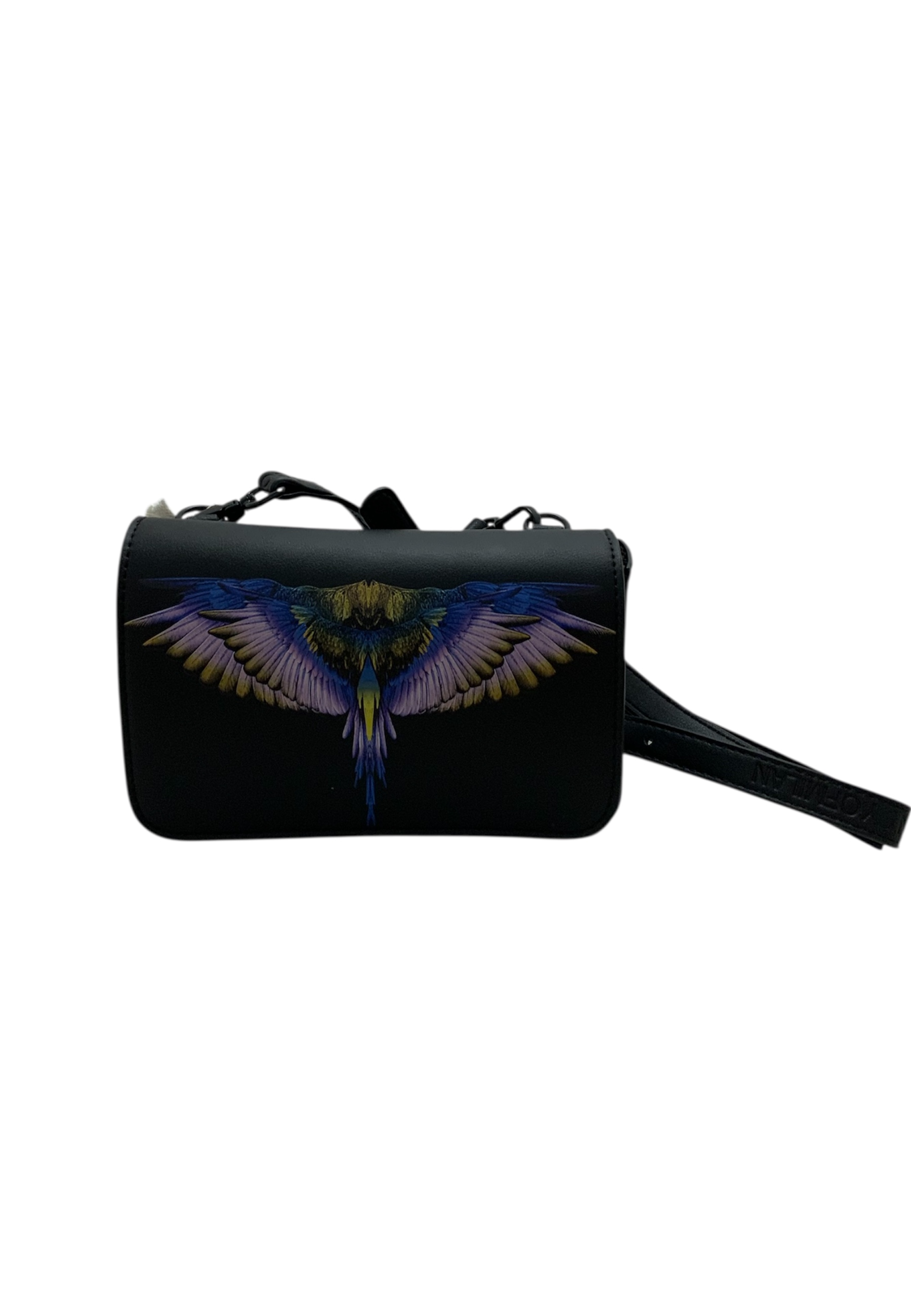 Mini bag shoulder strap Country Of Milan wings print