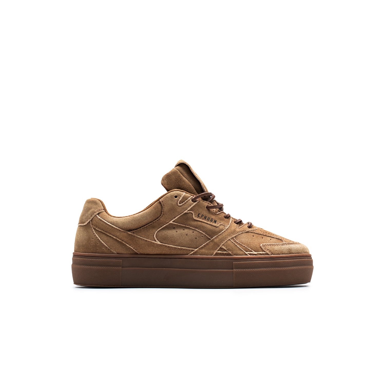 Copenaghen-studios Men's Sneaker Copenaghen Studios Vintage Suede New Brown In Animal Print