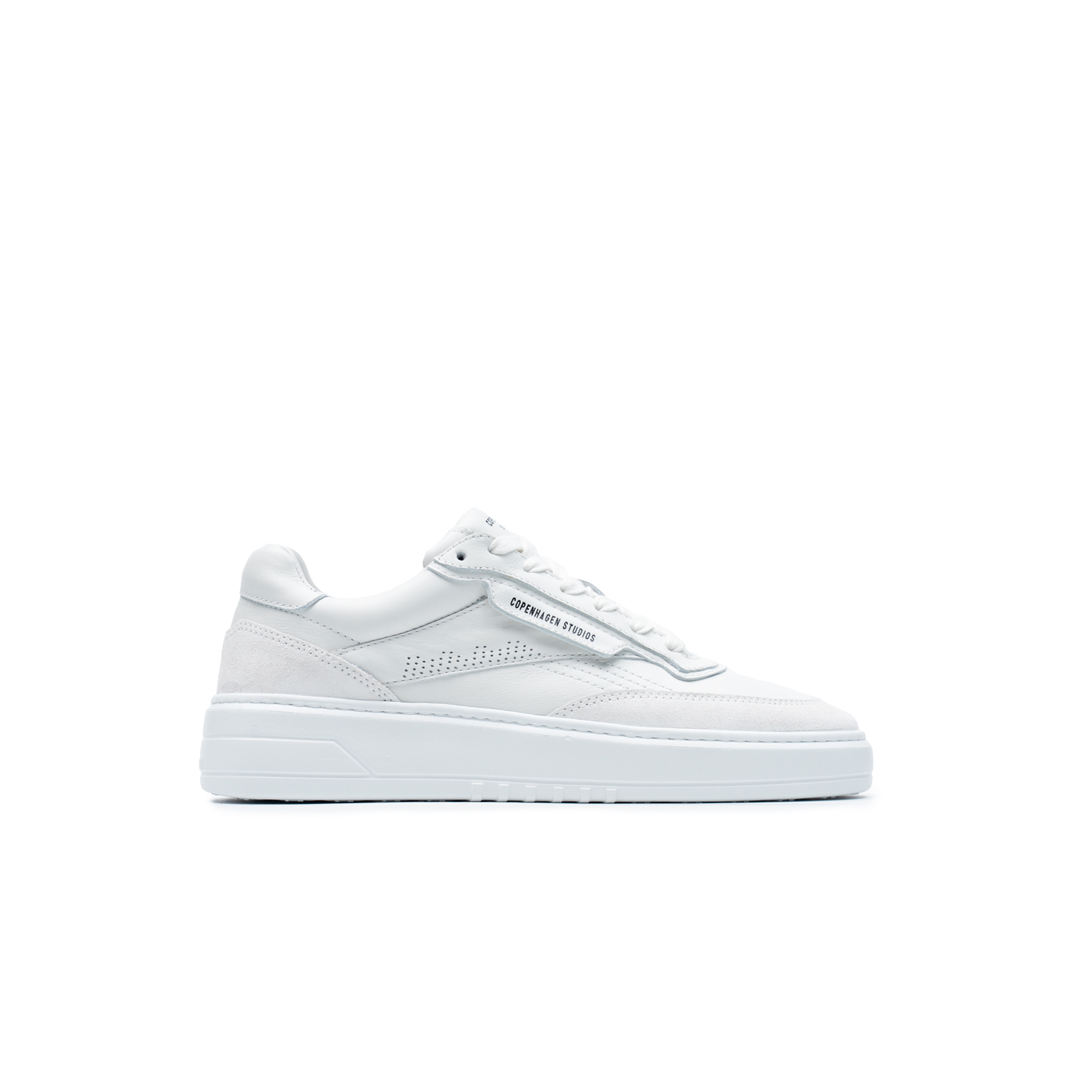 Mannen sneaker Copenaghen Studios Ledermix wit