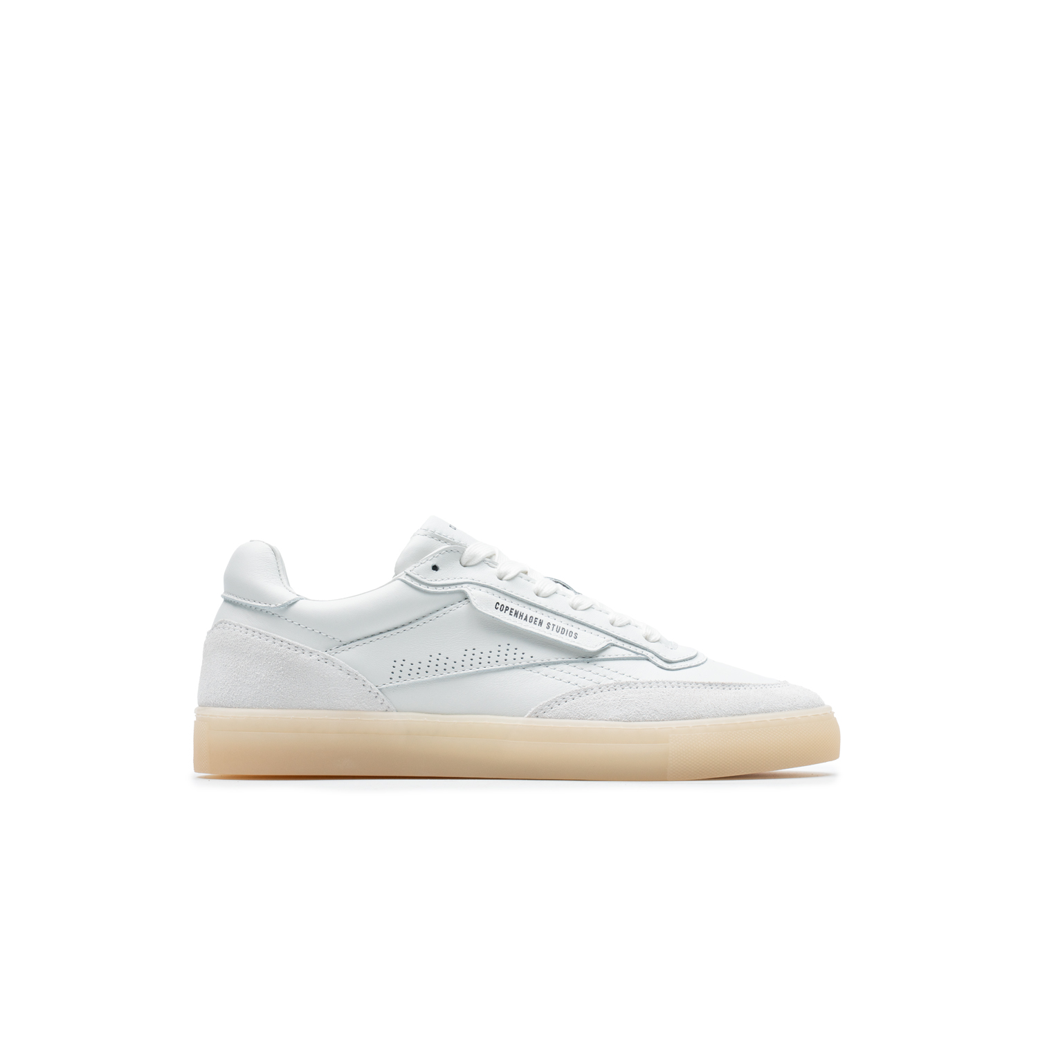 Copenaghen-studios Men's Sneaker Copenaghen Studios Leather Mix White In White