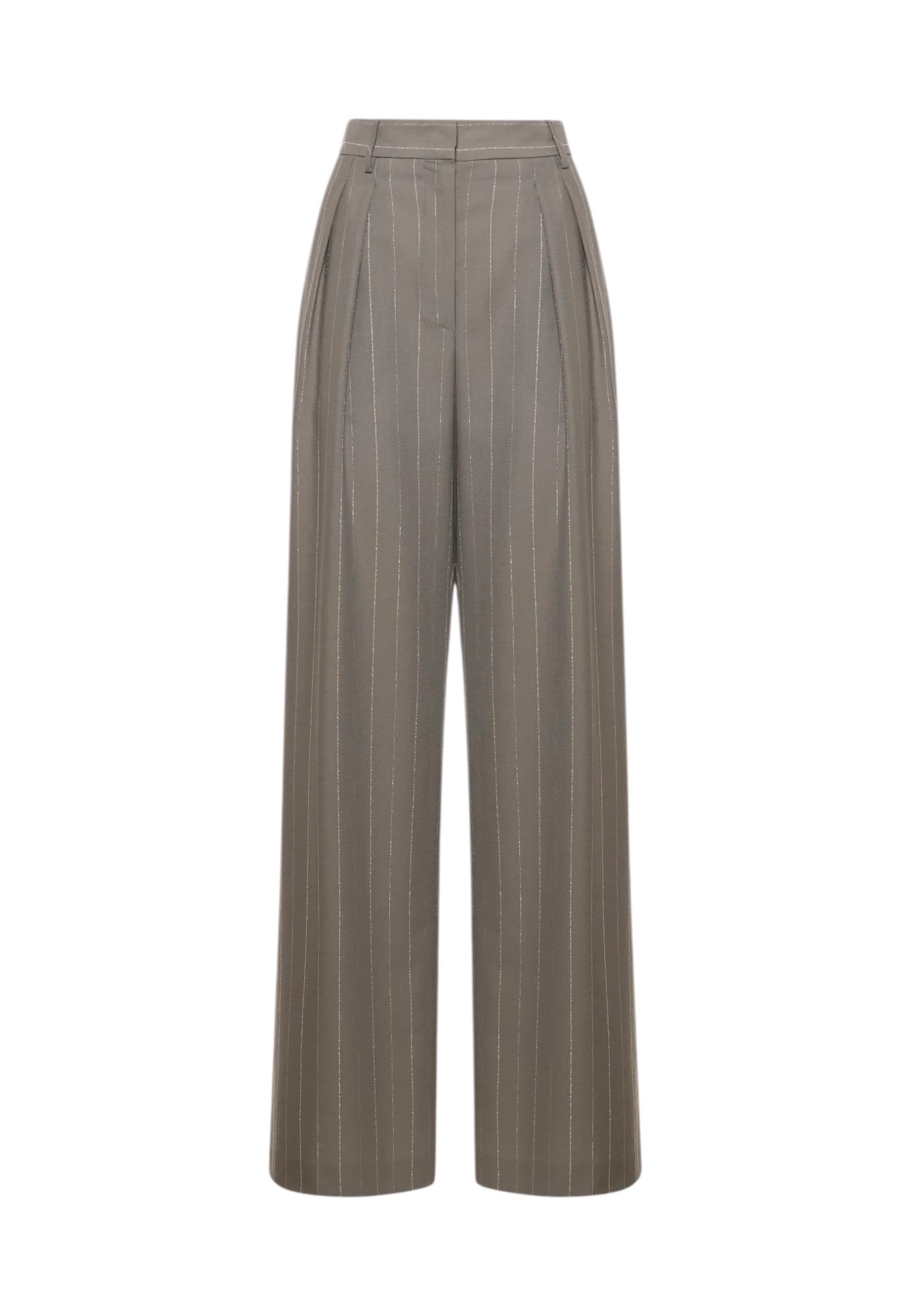 Simona Corsellini Women's Palace Trousers  Gessato In Gray