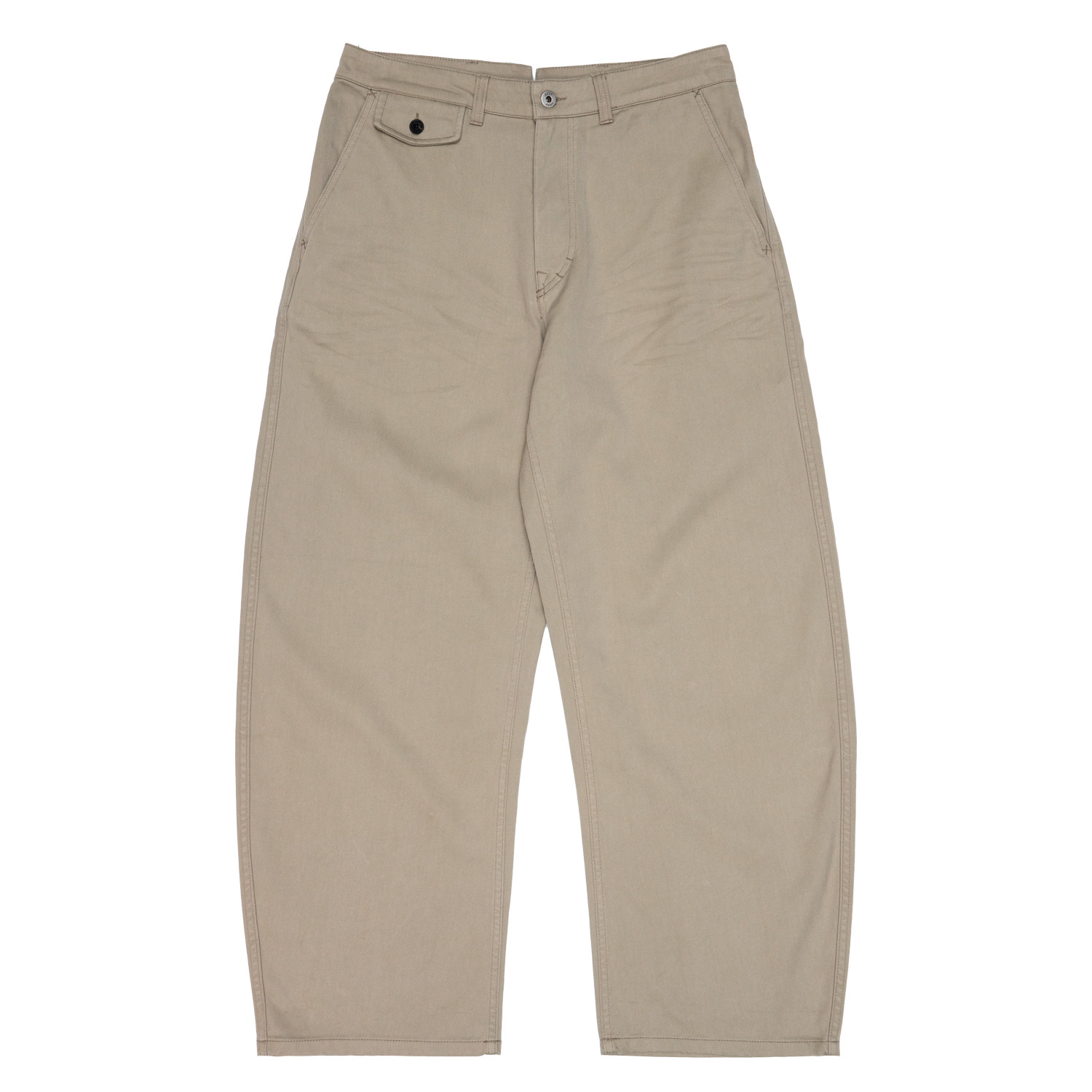 Men Coor stitch back embossed washed curved